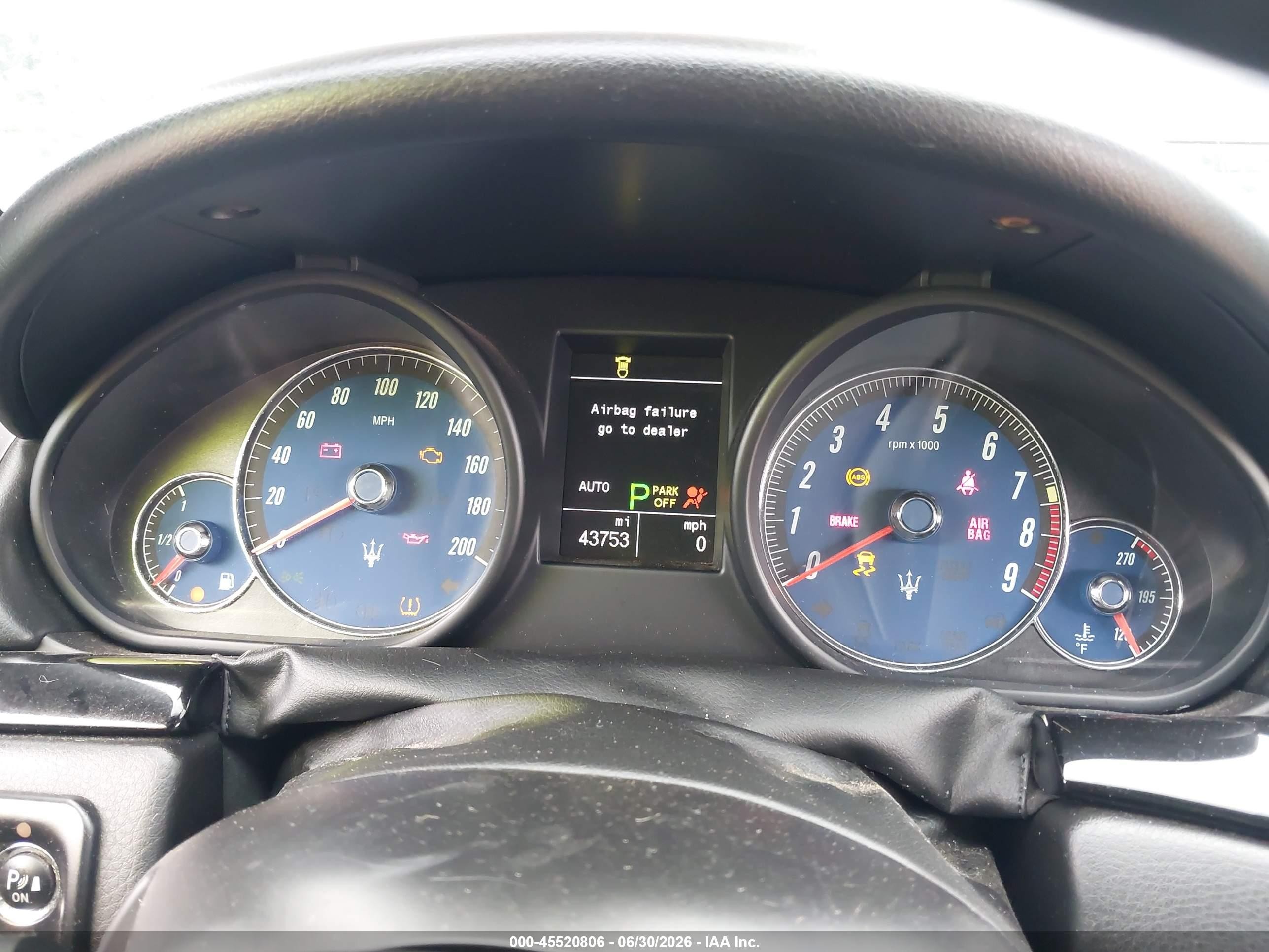 2014 Maserati Granturismo Mc/sport Black vin: ZAM45VMA3E0093408