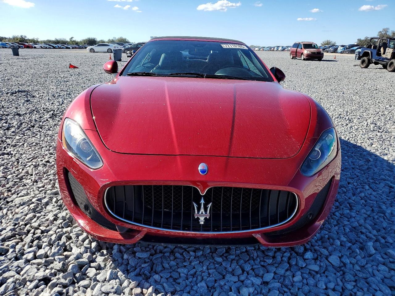 2016 Maserati Granturismo S Red vin: ZAM45VMA3G0170782