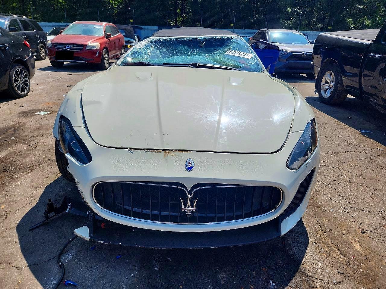 2013 Maserati Granturismo S White vin: ZAM45VMA5D0076043