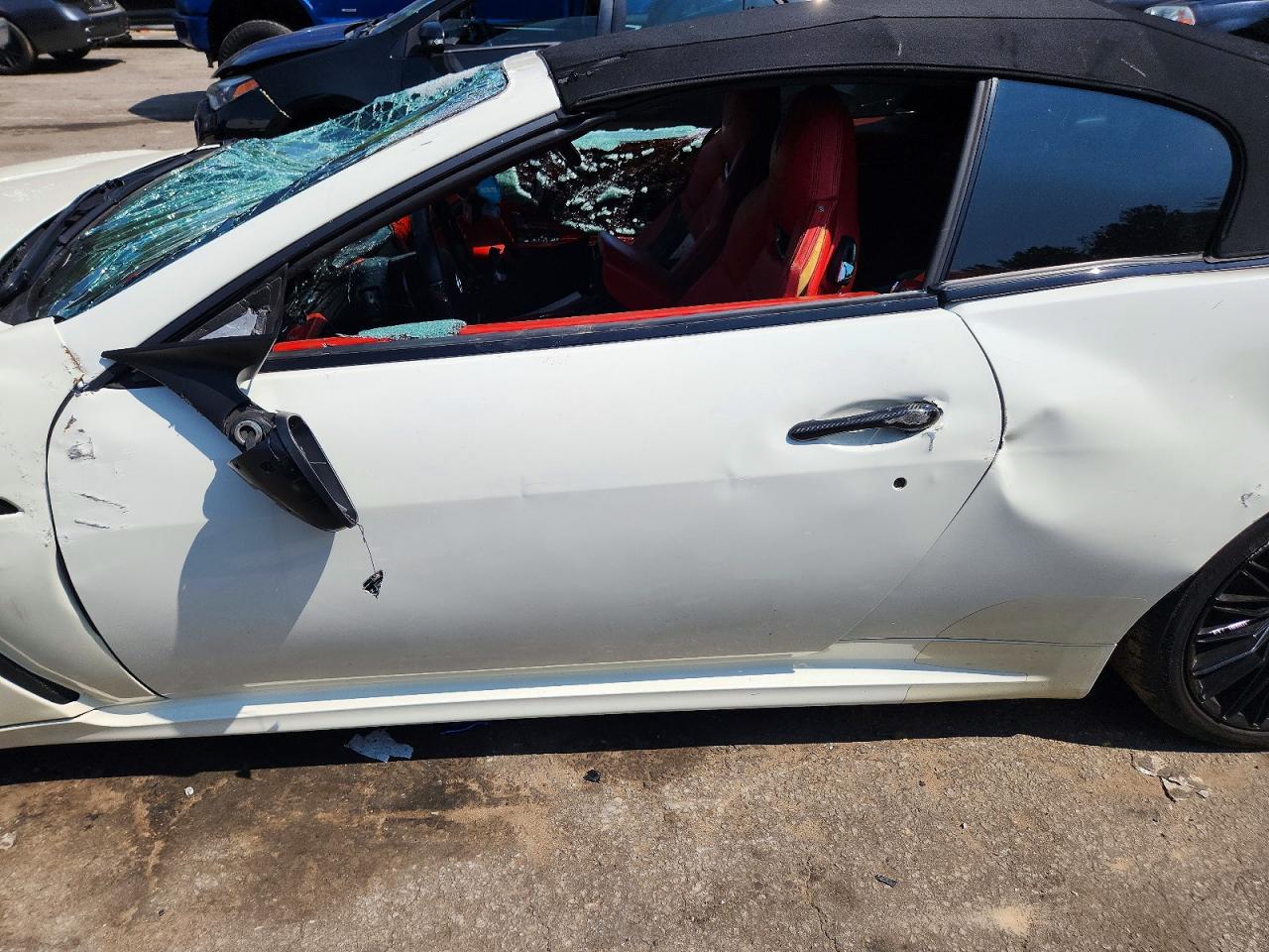 2013 Maserati Granturismo S White vin: ZAM45VMA5D0076043