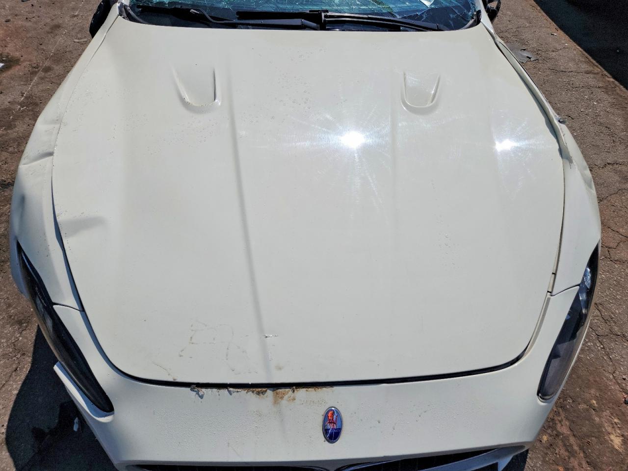2013 Maserati Granturismo S White vin: ZAM45VMA5D0076043