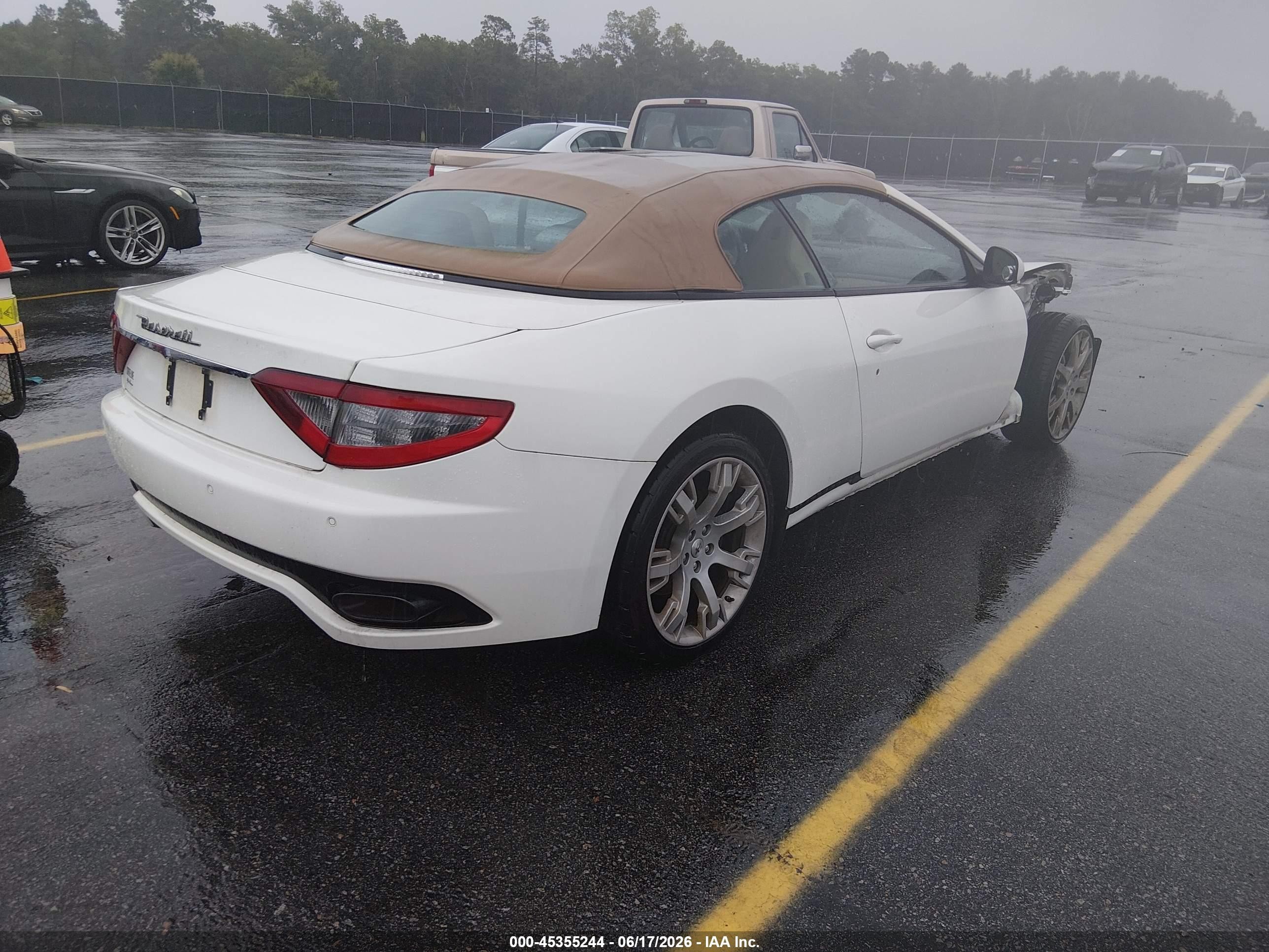 2015 Maserati Granturismo Mc/mc Centennial/sport White vin: ZAM45VMA5F0146546
