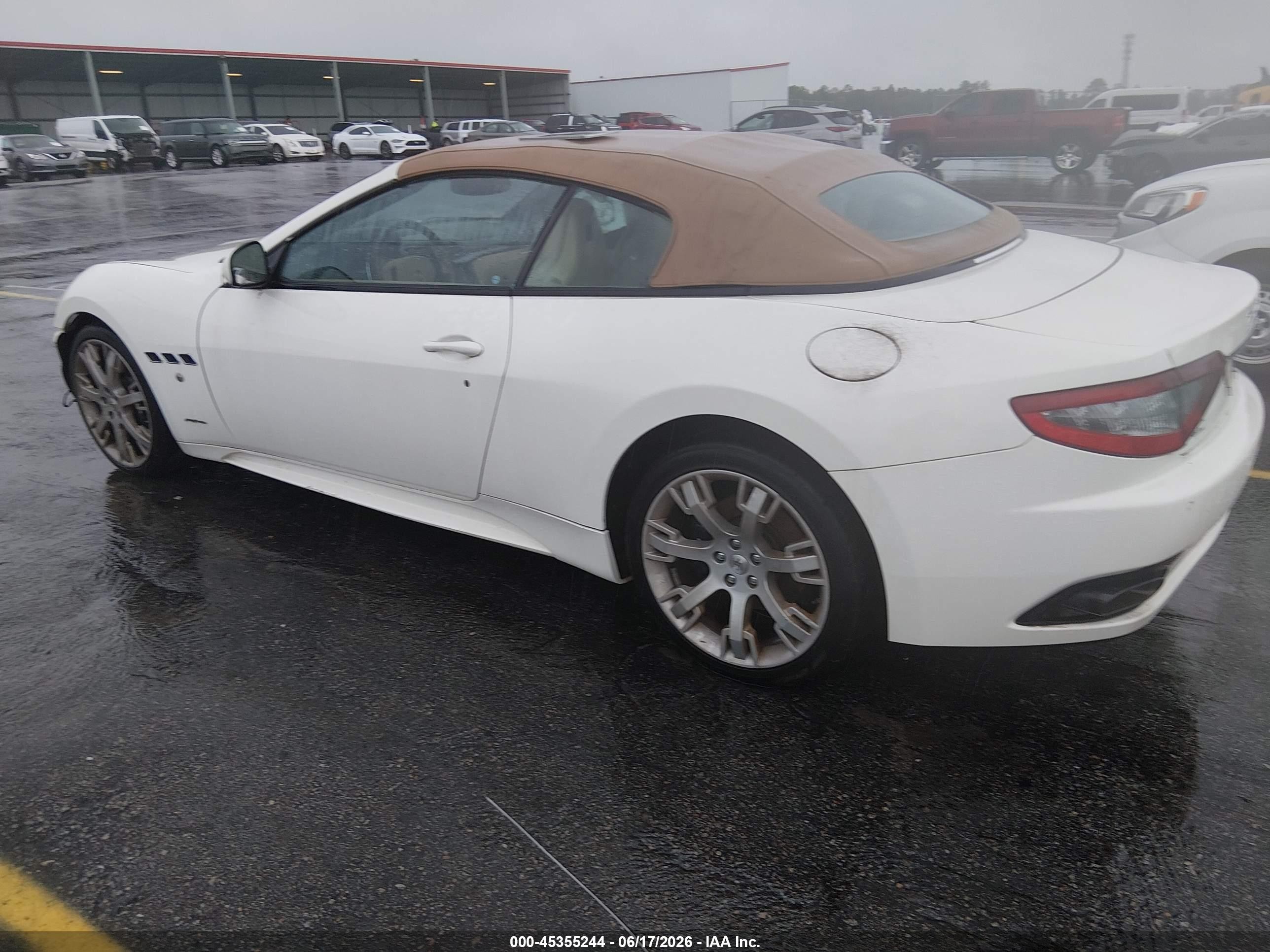 2015 Maserati Granturismo Mc/mc Centennial/sport White vin: ZAM45VMA5F0146546