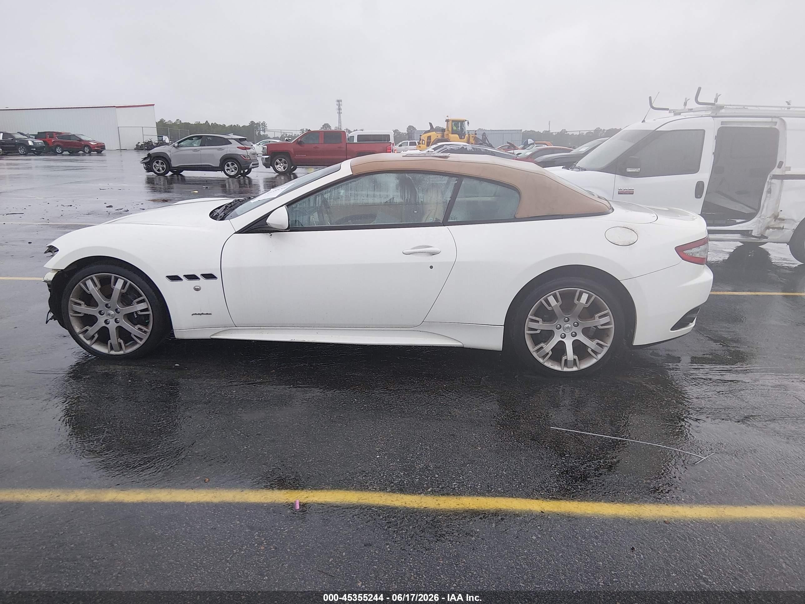 2015 Maserati Granturismo Mc/mc Centennial/sport White vin: ZAM45VMA5F0146546