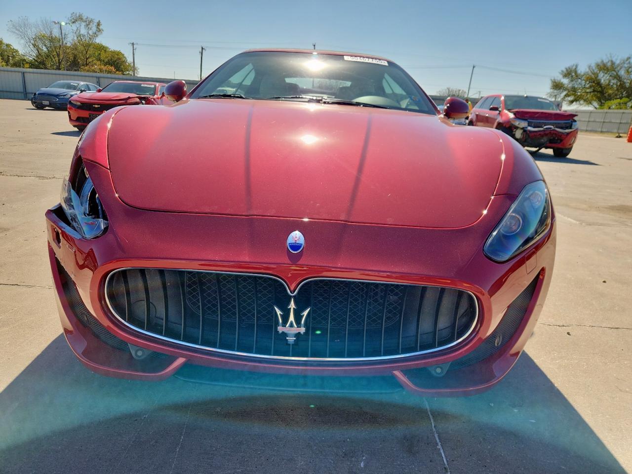 2013 Maserati Granturismo S Red vin: ZAM45VMA7D0070308