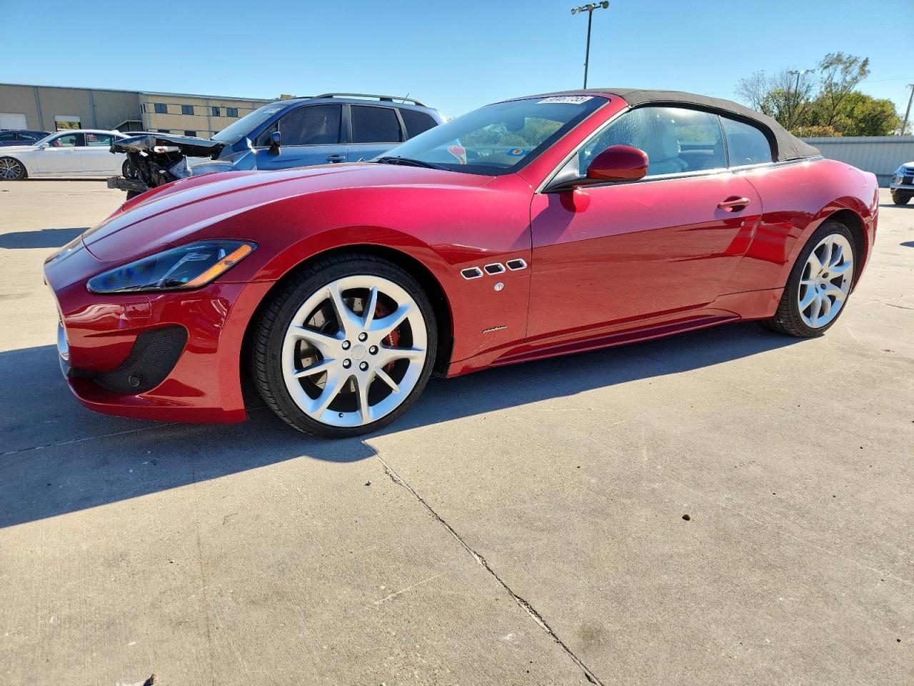 2013 Maserati Granturismo S Red vin: ZAM45VMA7D0070308