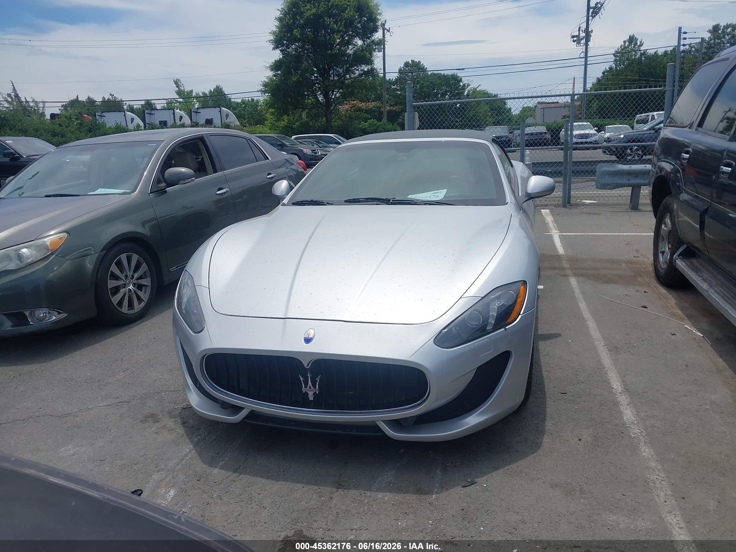 2015 Maserati Granturismo Mc/mc Centennial/sport Silver vin: ZAM45VMA7F0147973