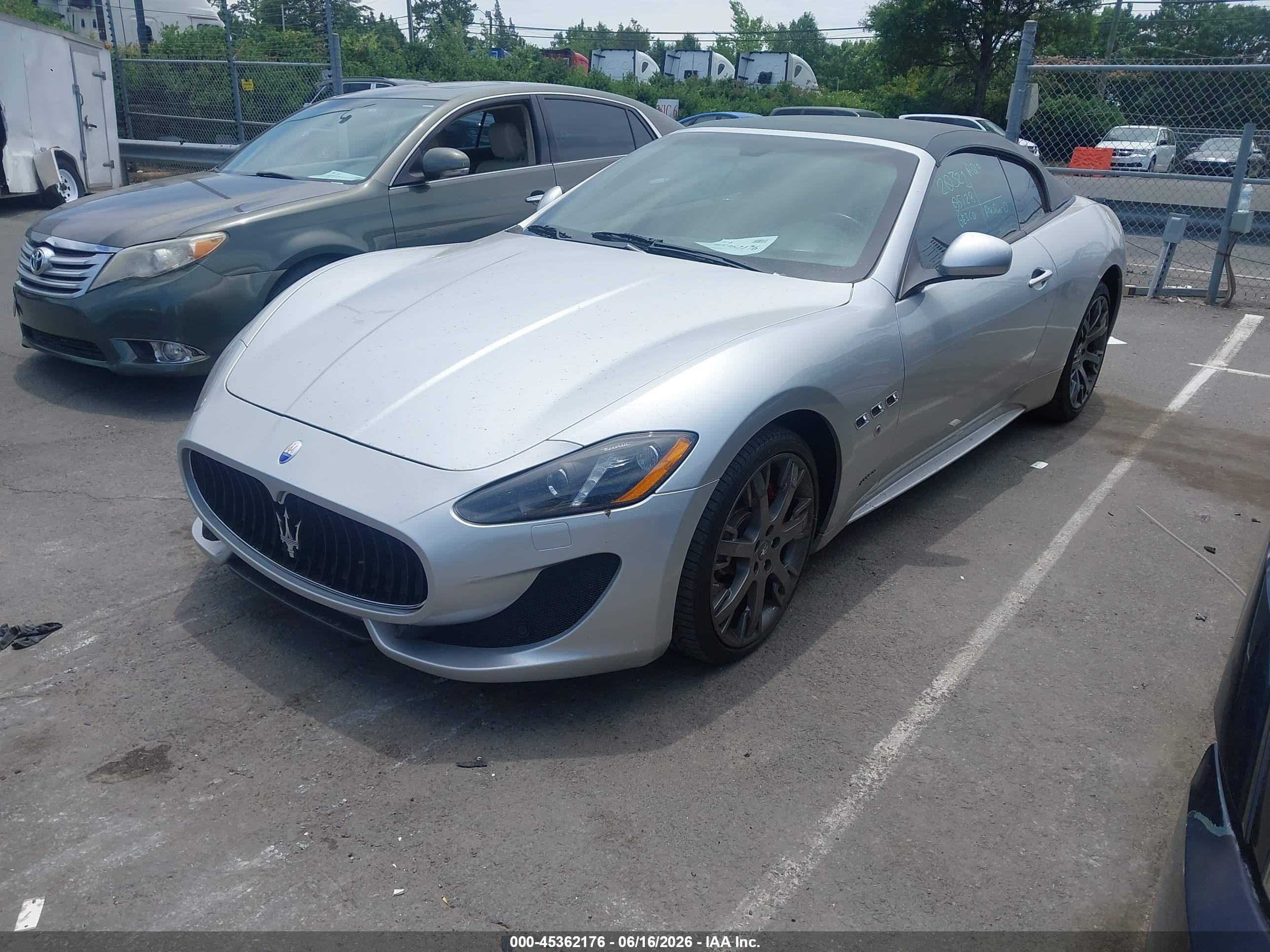 2015 Maserati Granturismo Mc/mc Centennial/sport Silver vin: ZAM45VMA7F0147973