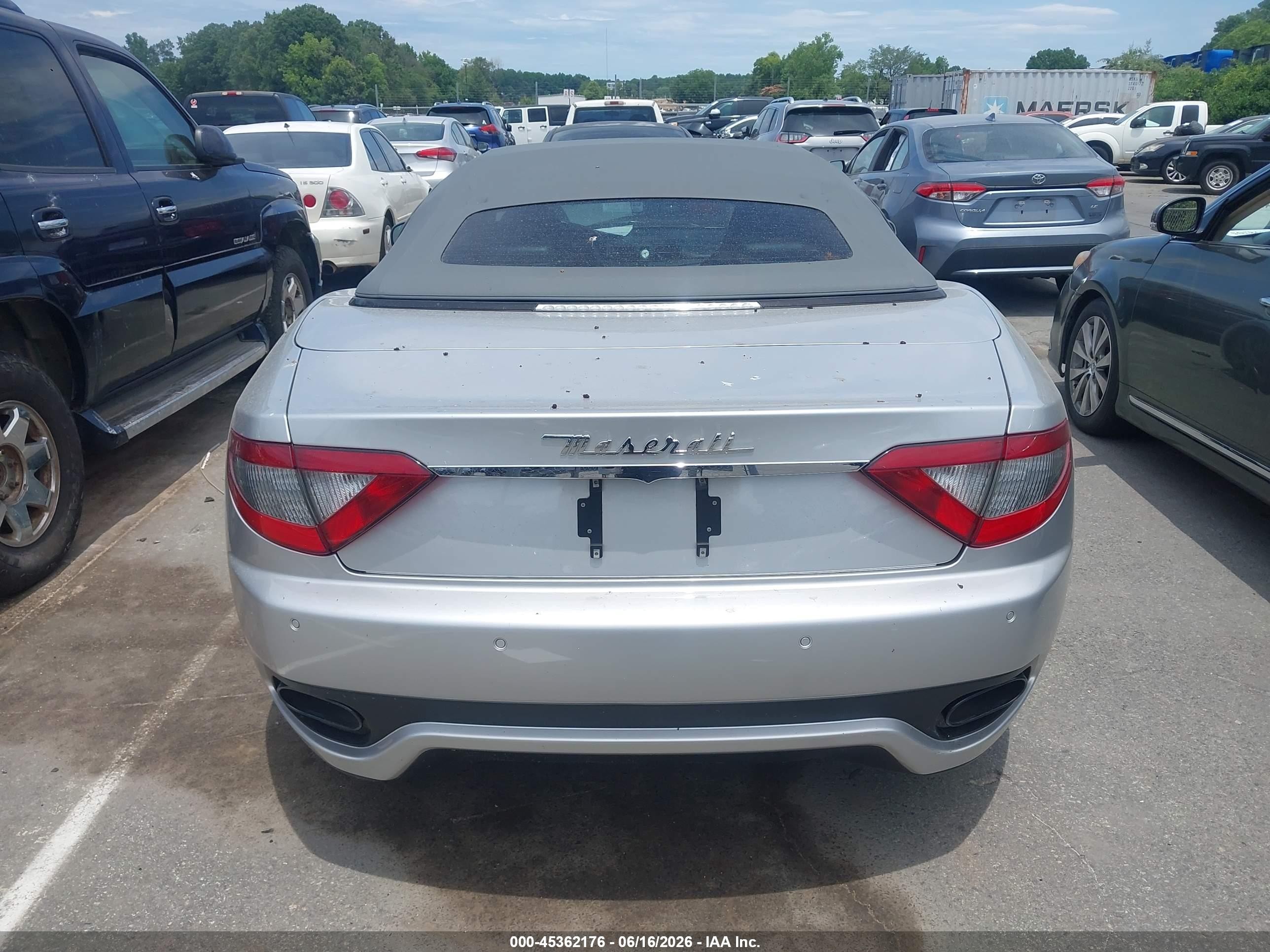 2015 Maserati Granturismo Mc/mc Centennial/sport Silver vin: ZAM45VMA7F0147973