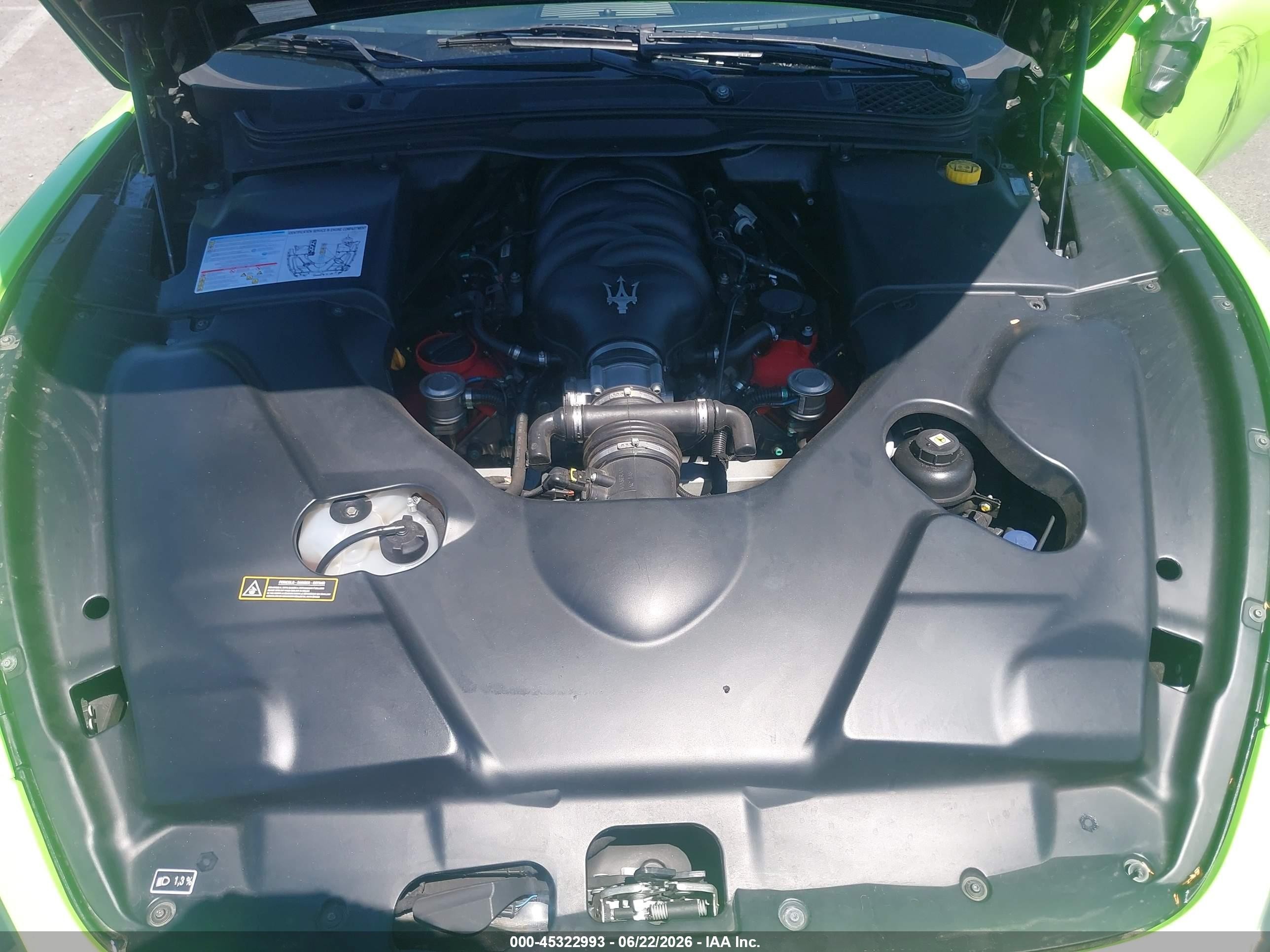 2014 Maserati Granturismo Mc/sport Green vin: ZAM45VMAXE0117297