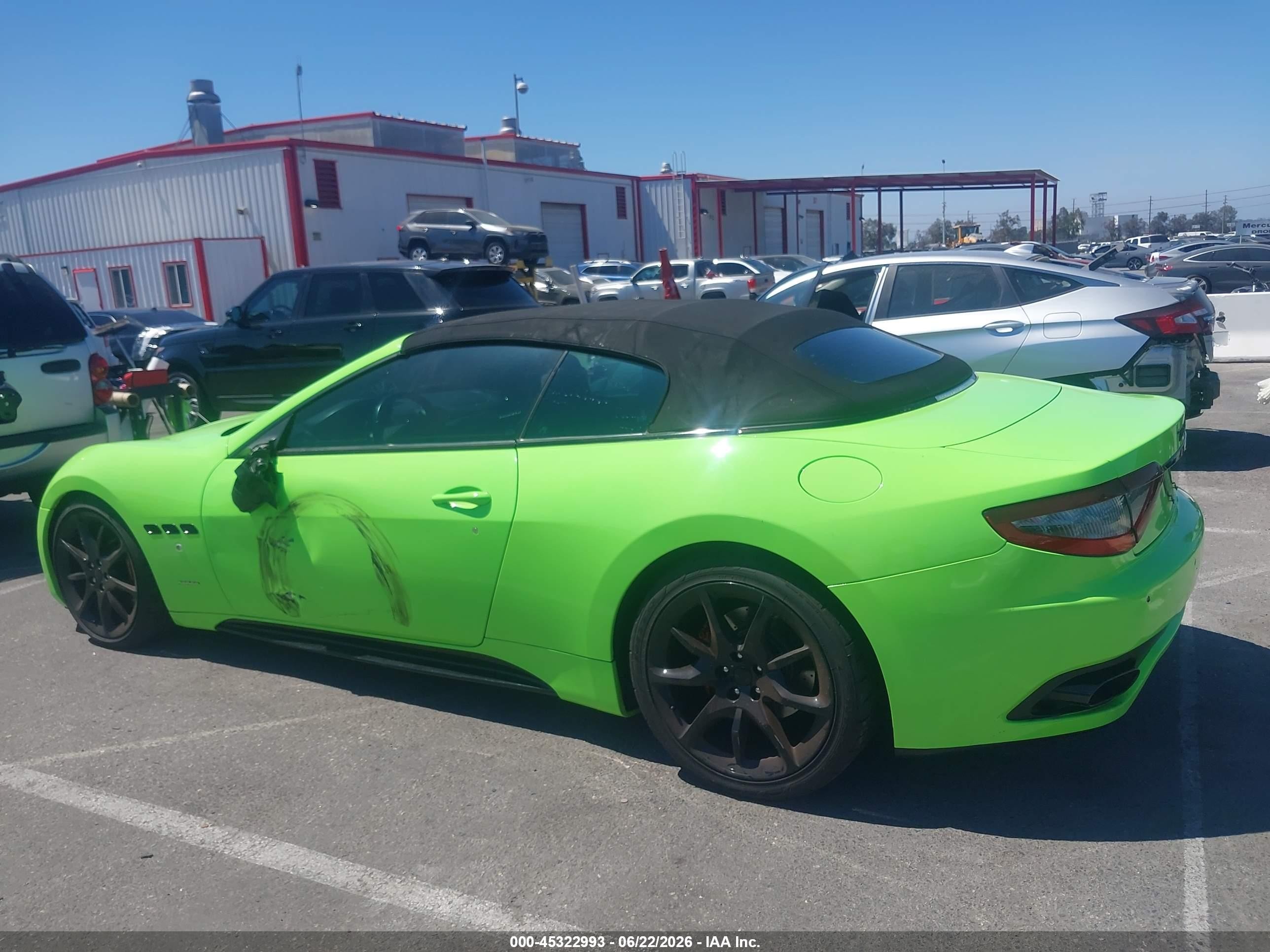 2014 Maserati Granturismo Mc/sport Green vin: ZAM45VMAXE0117297