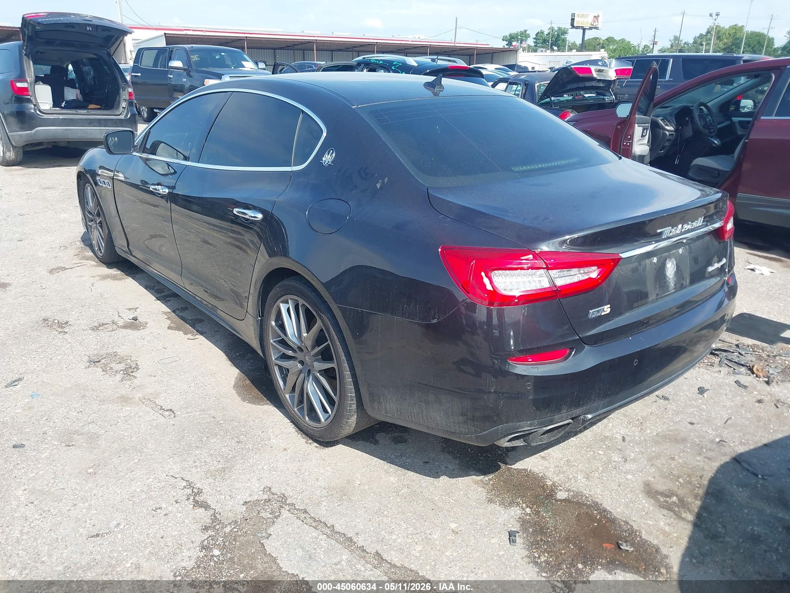 2014 Maserati Quattroporte Gts Black vin: ZAM56PPA1E1086430