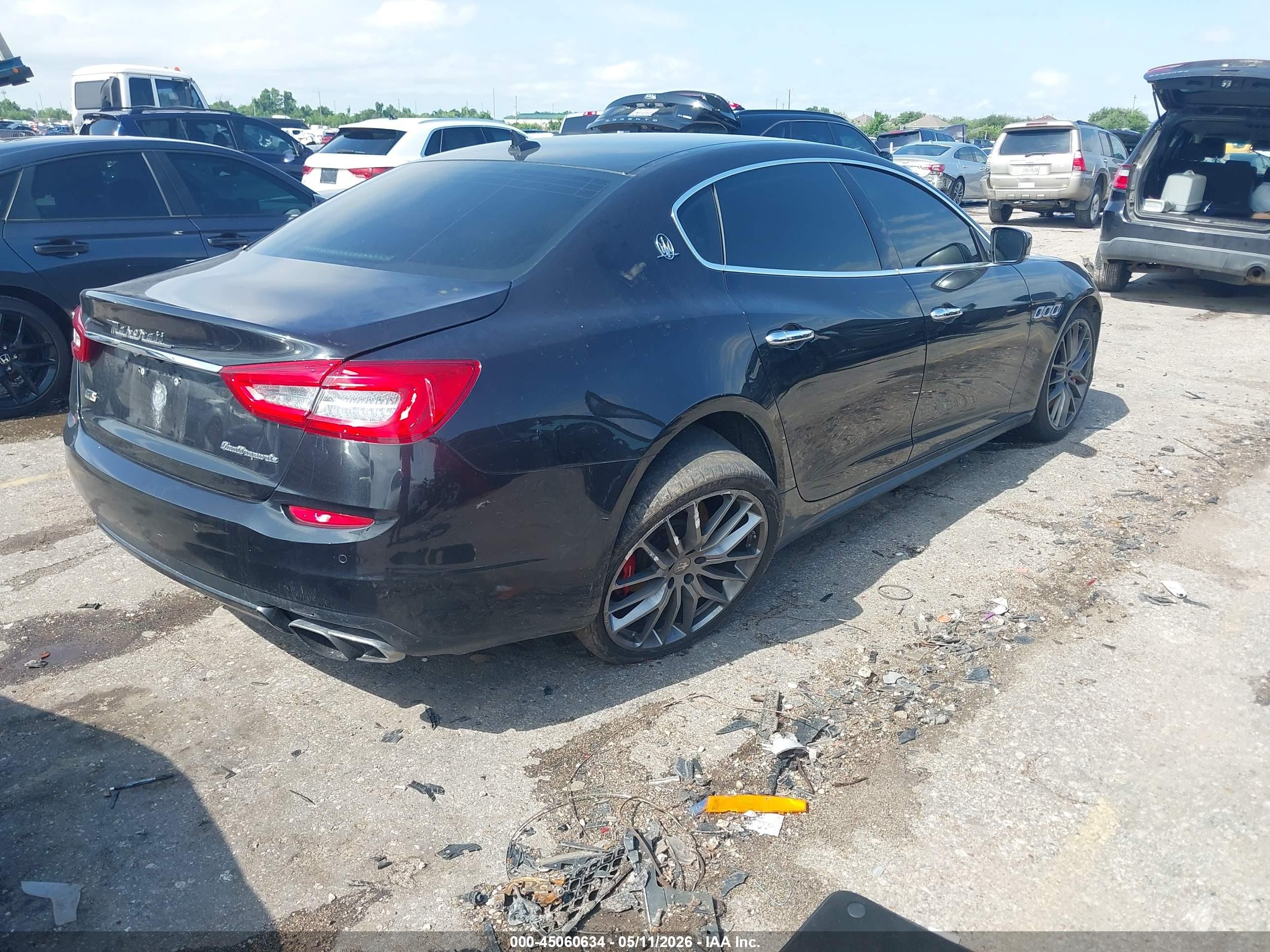 2014 Maserati Quattroporte Gts Black vin: ZAM56PPA1E1086430