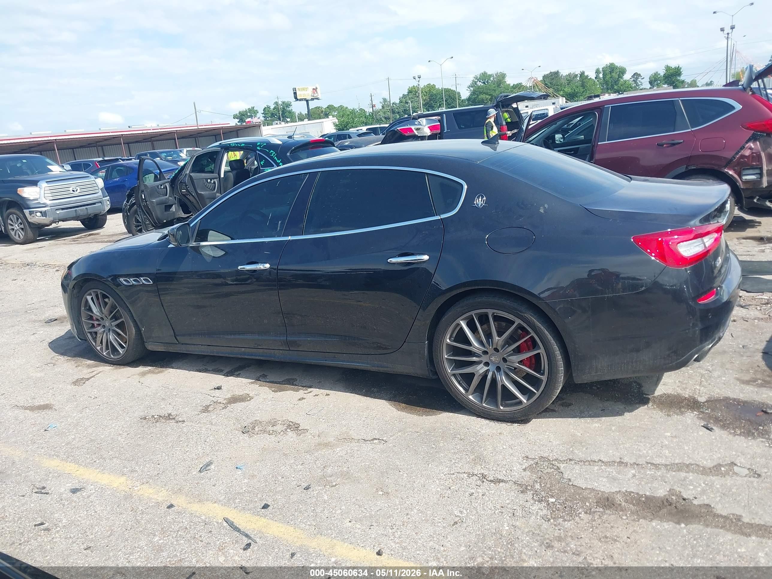 2014 Maserati Quattroporte Gts Black vin: ZAM56PPA1E1086430