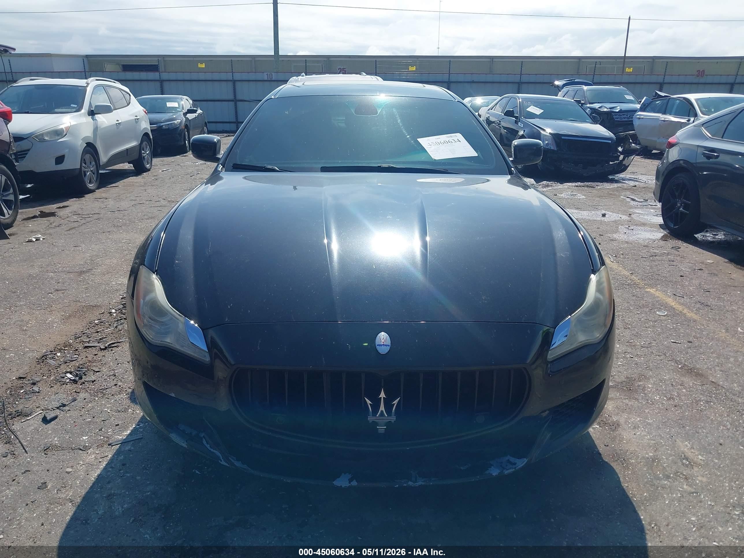 2014 Maserati Quattroporte Gts Black vin: ZAM56PPA1E1086430