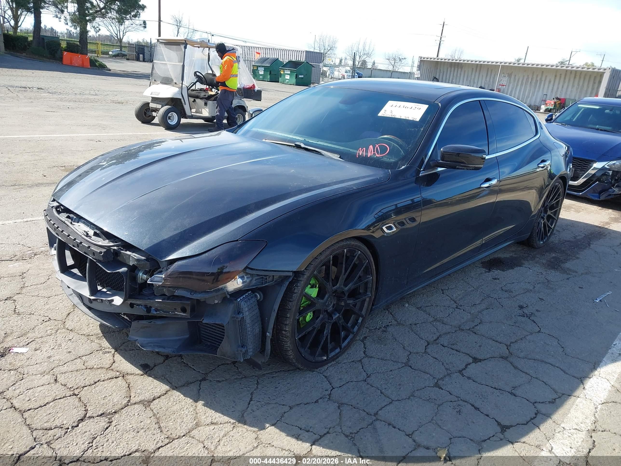 2014 Maserati Quattroporte S Q4 Black vin: ZAM56RRA1E1099154