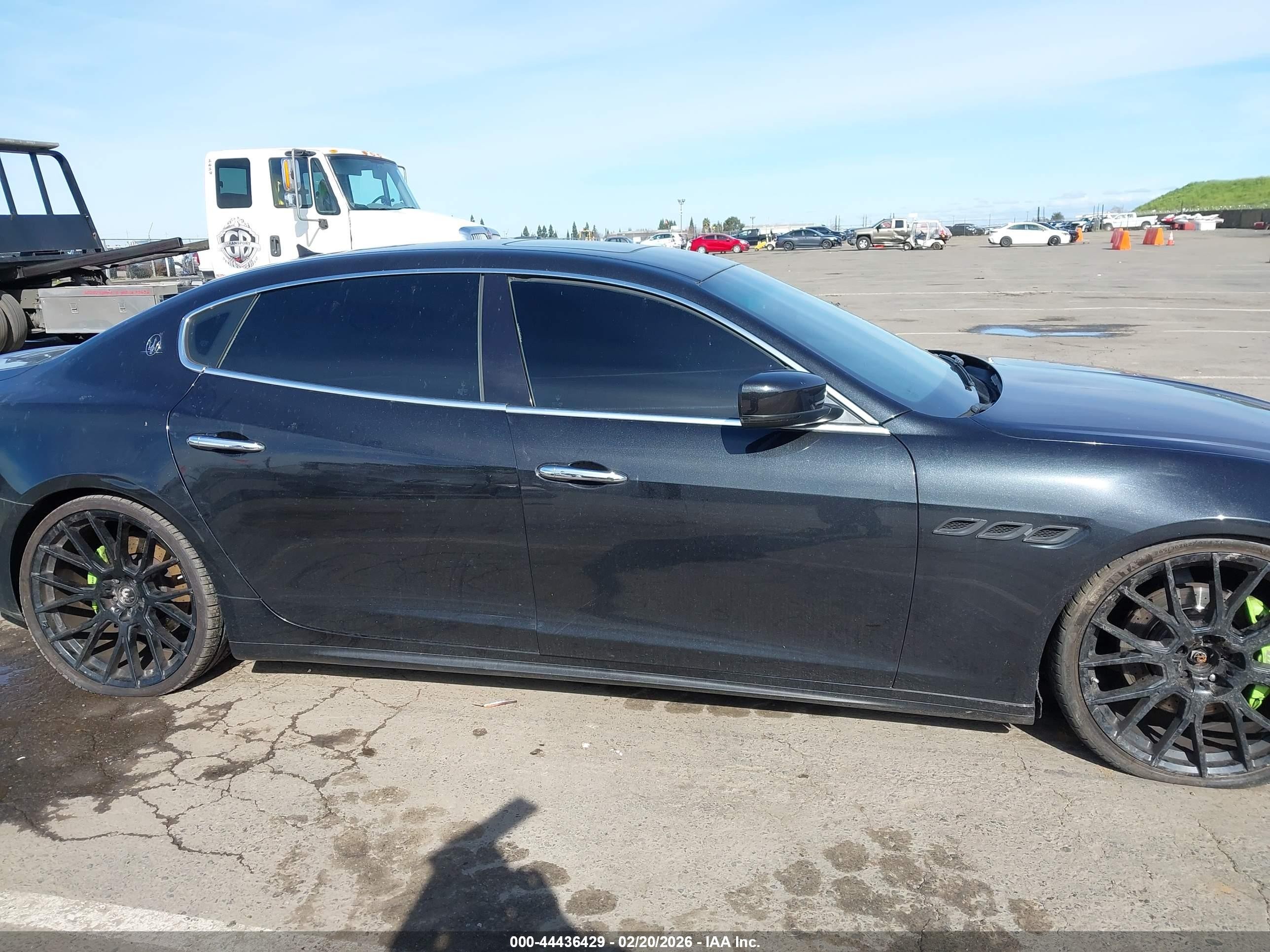 2014 Maserati Quattroporte S Q4 Black vin: ZAM56RRA1E1099154