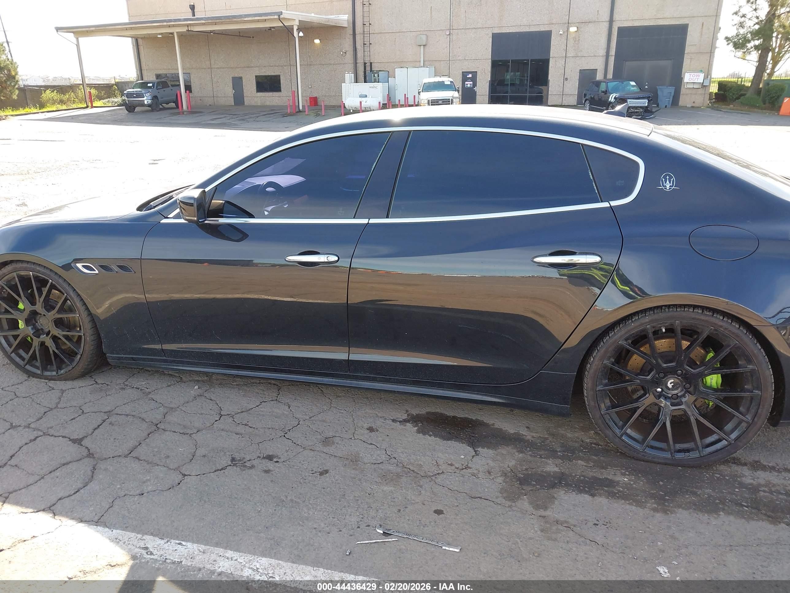 2014 Maserati Quattroporte S Q4 Black vin: ZAM56RRA1E1099154