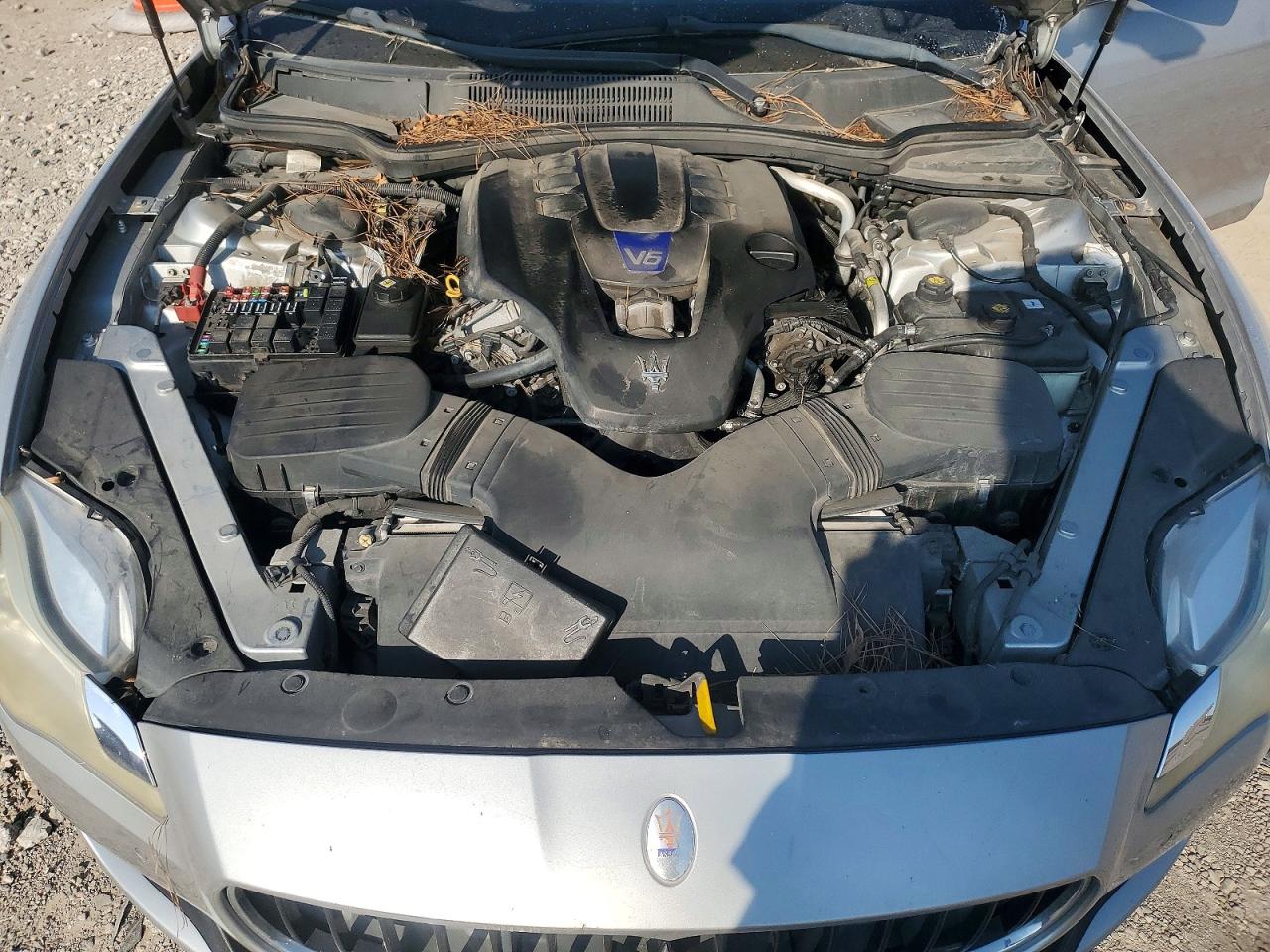 2014 Maserati Quattroporte S Silver vin: ZAM56RRA2E1078183