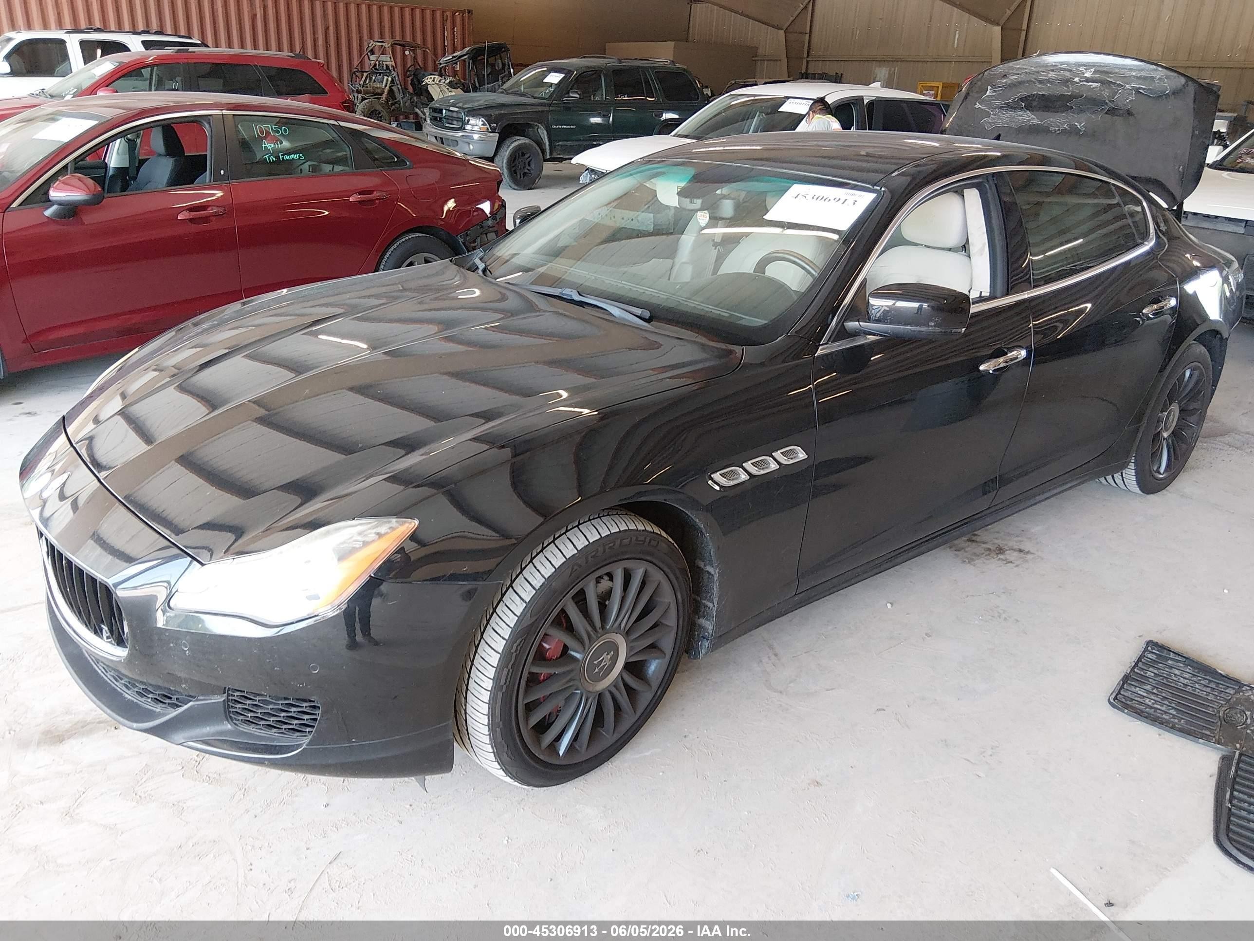 2014 Maserati Quattroporte S Q4 Black vin: ZAM56RRA3E1111434