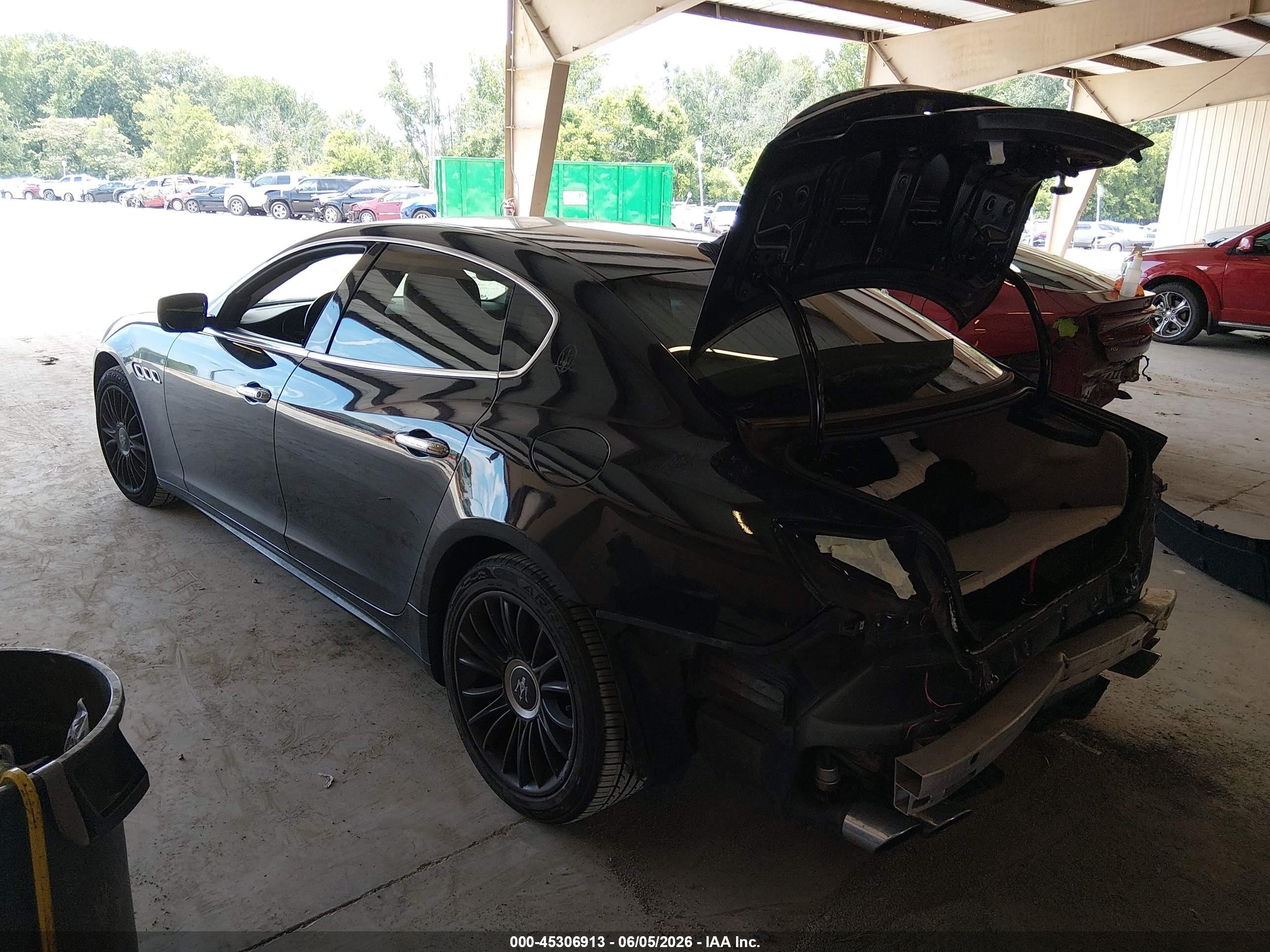 2014 Maserati Quattroporte S Q4 Black vin: ZAM56RRA3E1111434