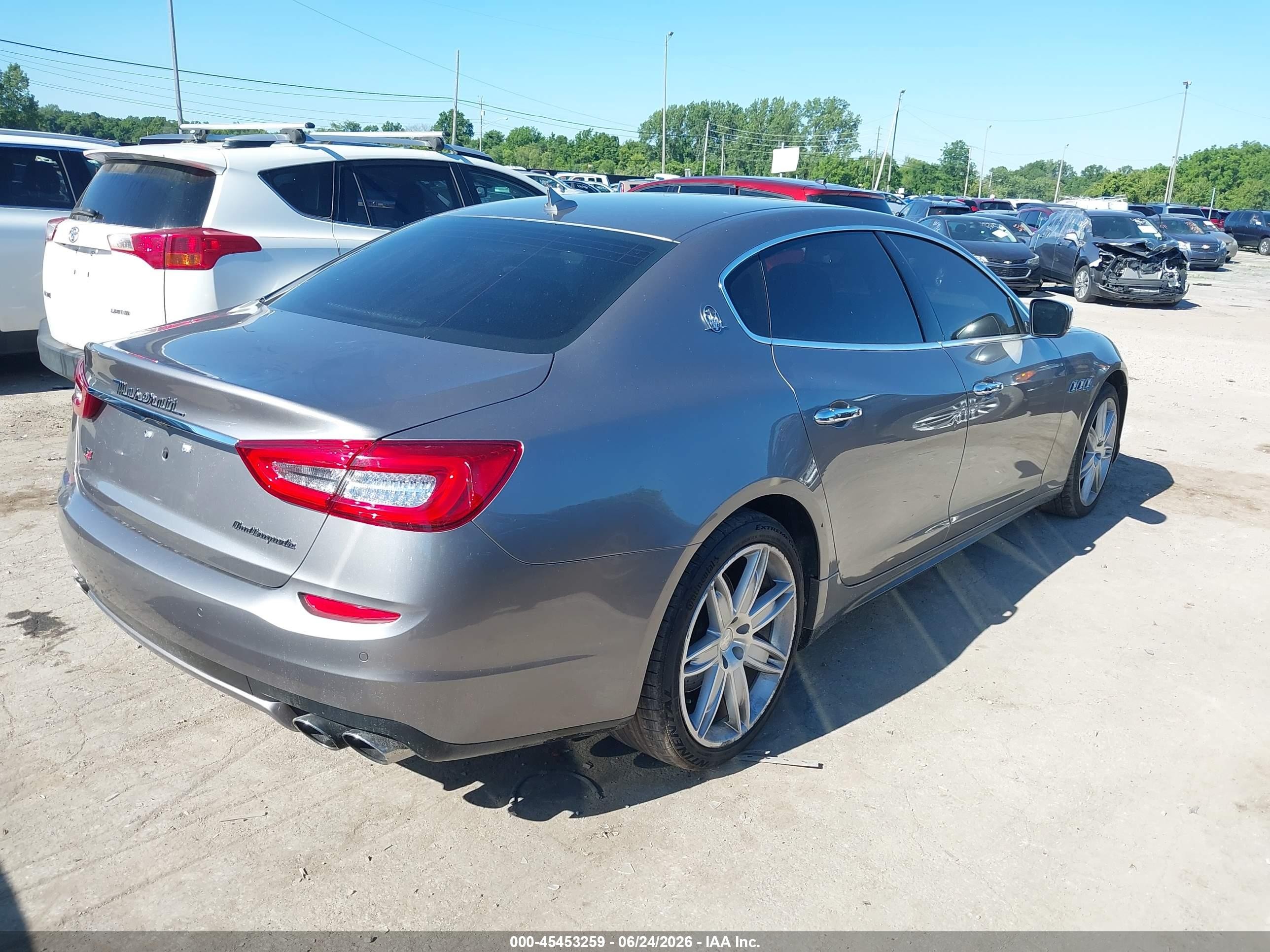 2015 Maserati Quattroporte S Q4 Gray vin: ZAM56RRA3F1129644