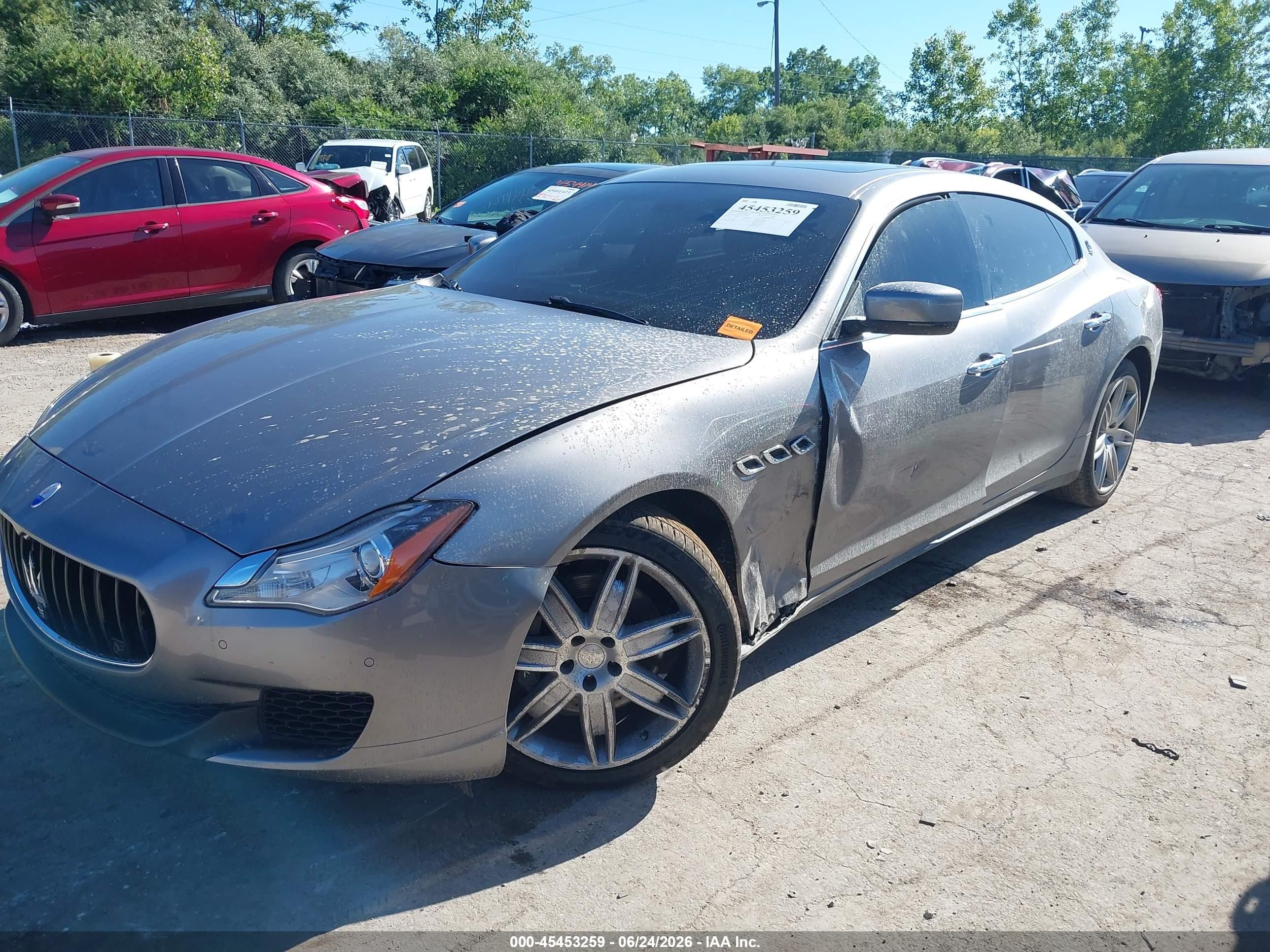 2015 Maserati Quattroporte S Q4 Gray vin: ZAM56RRA3F1129644