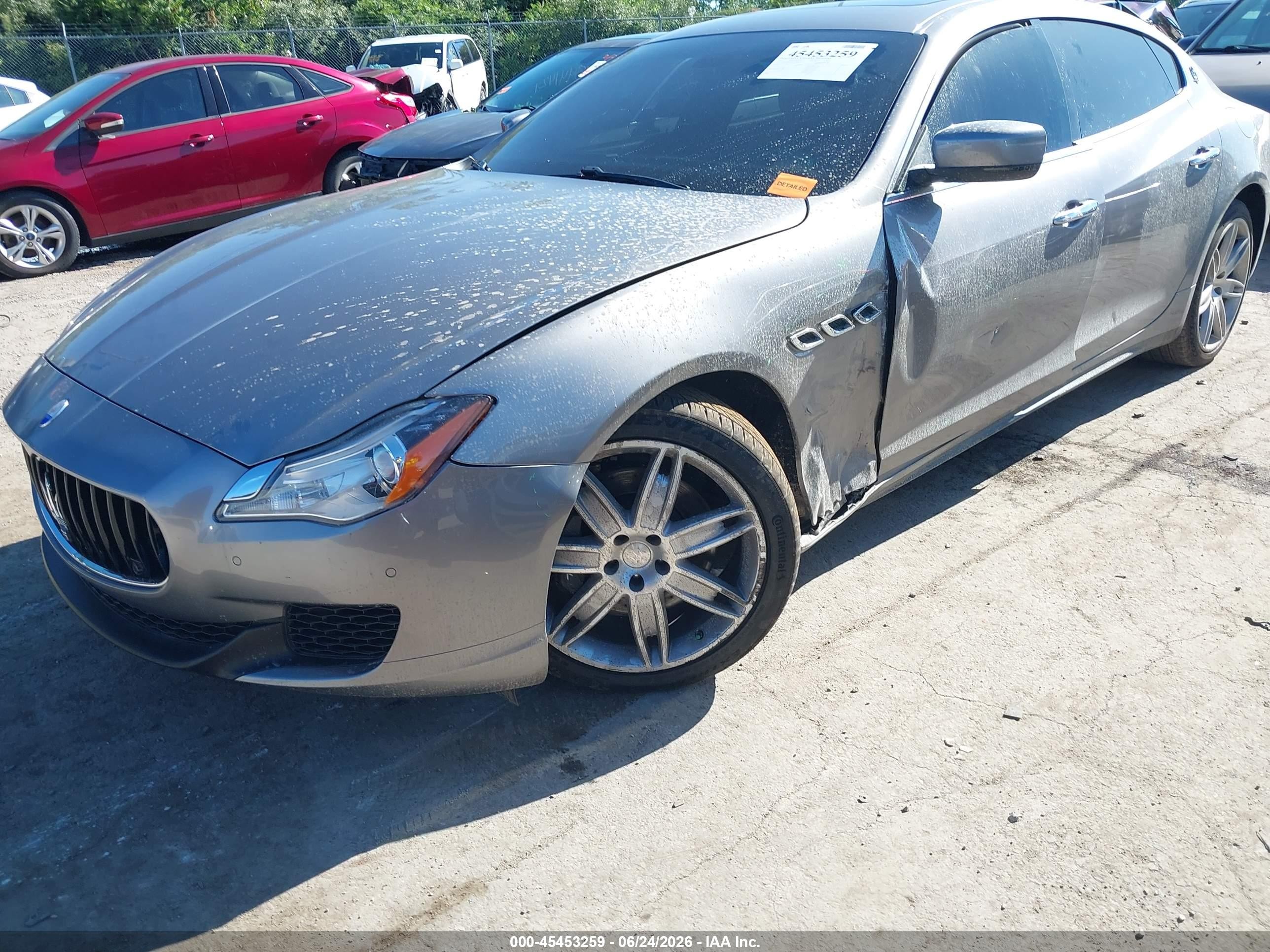 2015 Maserati Quattroporte S Q4 Gray vin: ZAM56RRA3F1129644