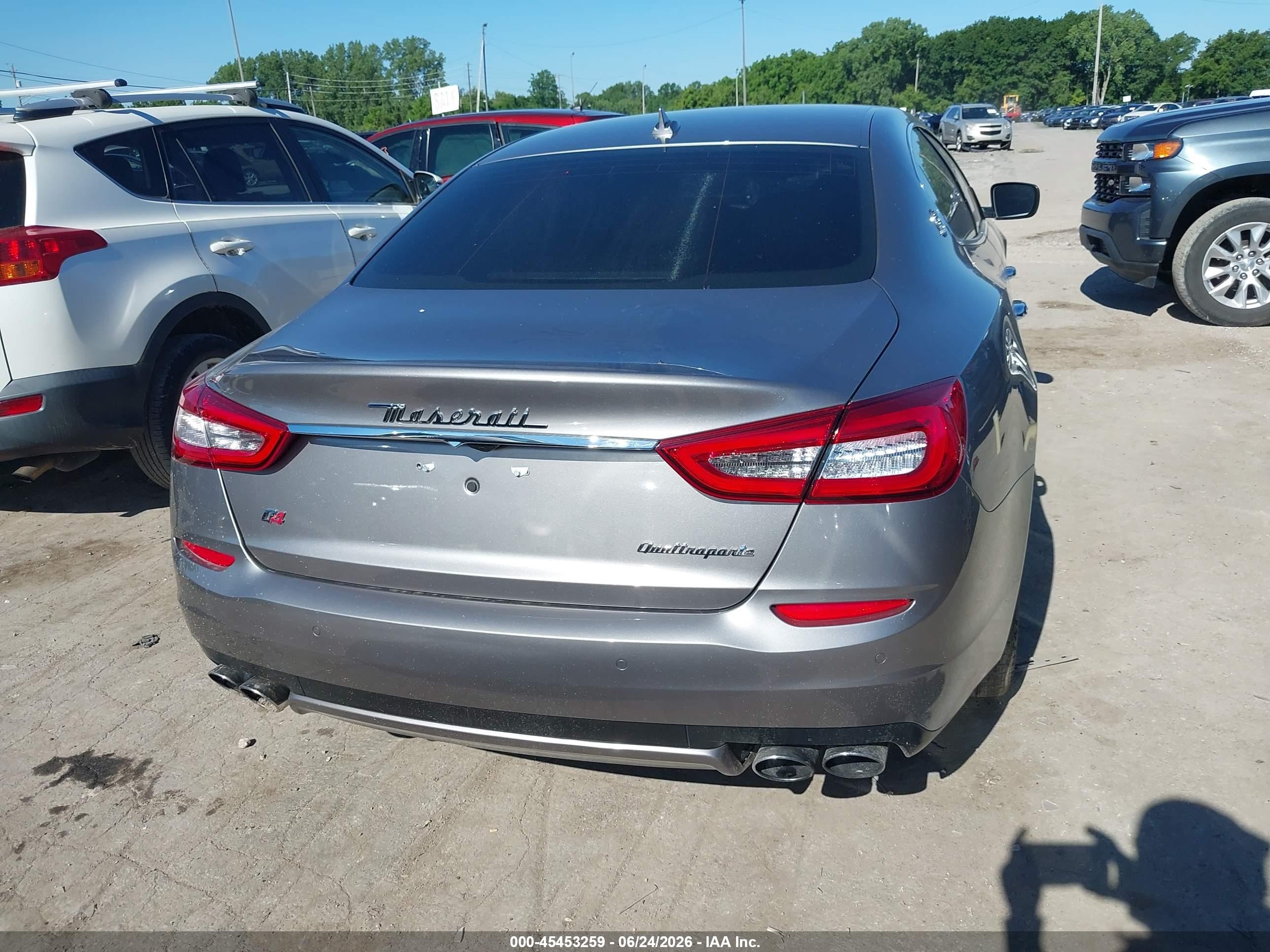2015 Maserati Quattroporte S Q4 Gray vin: ZAM56RRA3F1129644
