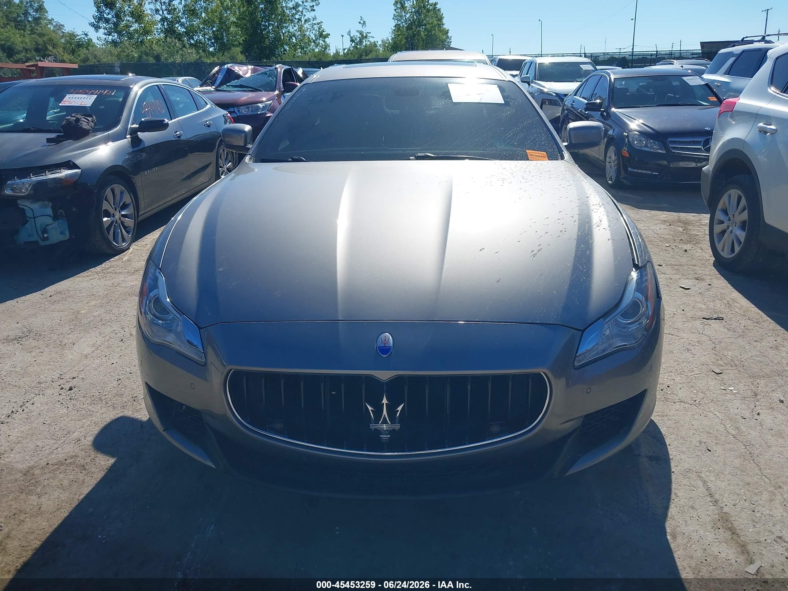2015 Maserati Quattroporte S Q4 Gray vin: ZAM56RRA3F1129644
