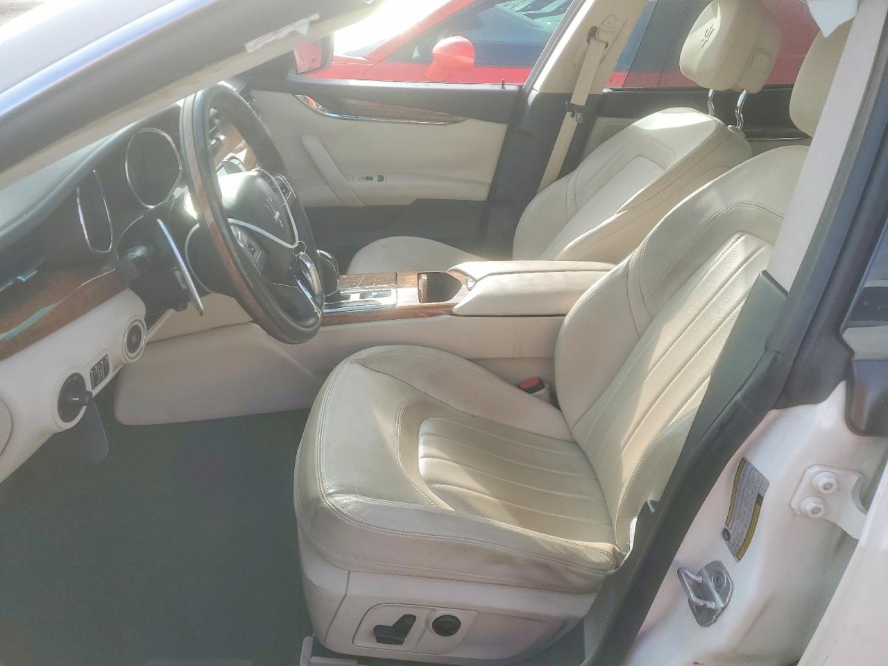 2015 Maserati Quattroporte S White vin: ZAM56RRA5F1129662