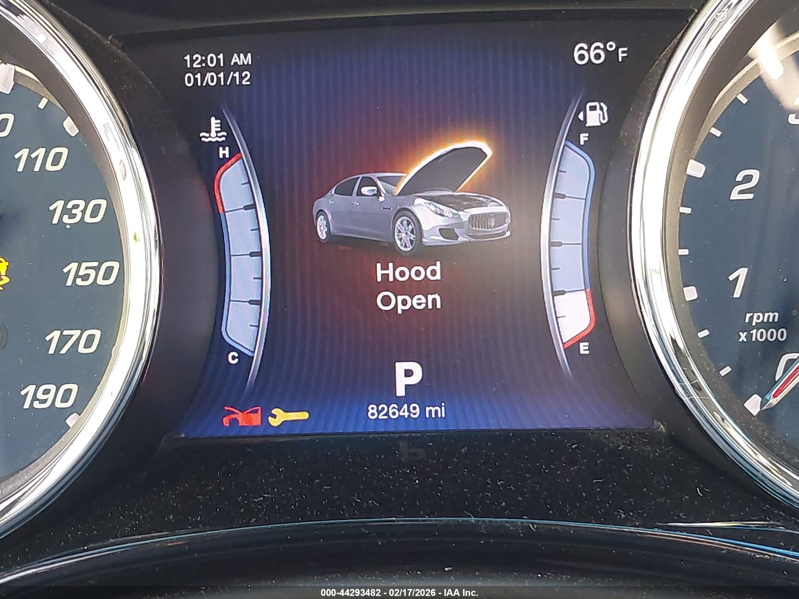 2015 Maserati Quattroporte S Q4 Серый vin: ZAM56RRA5F1134263