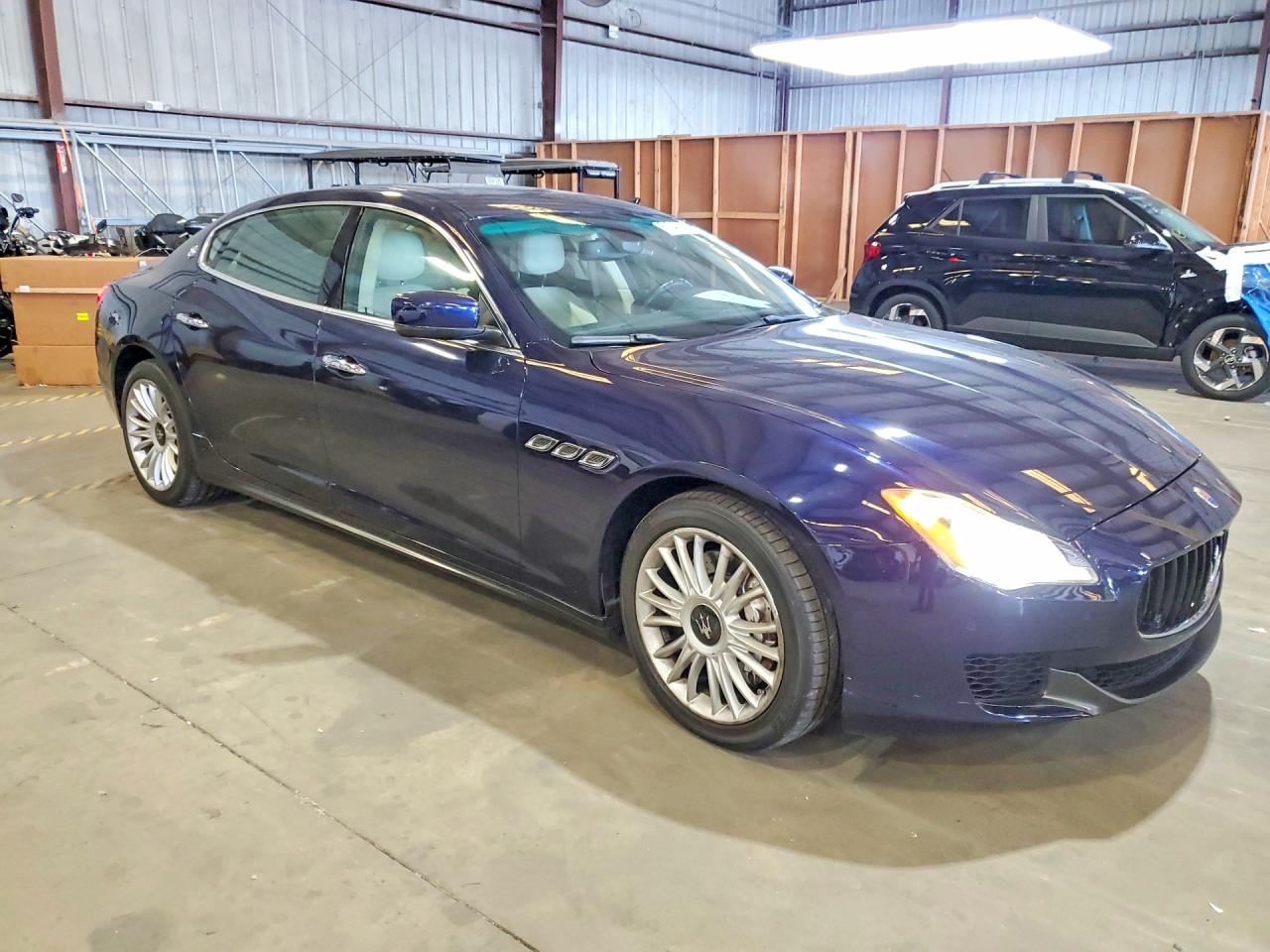 2014 Maserati Quattroporte S Blue vin: ZAM56RRA6E1089705