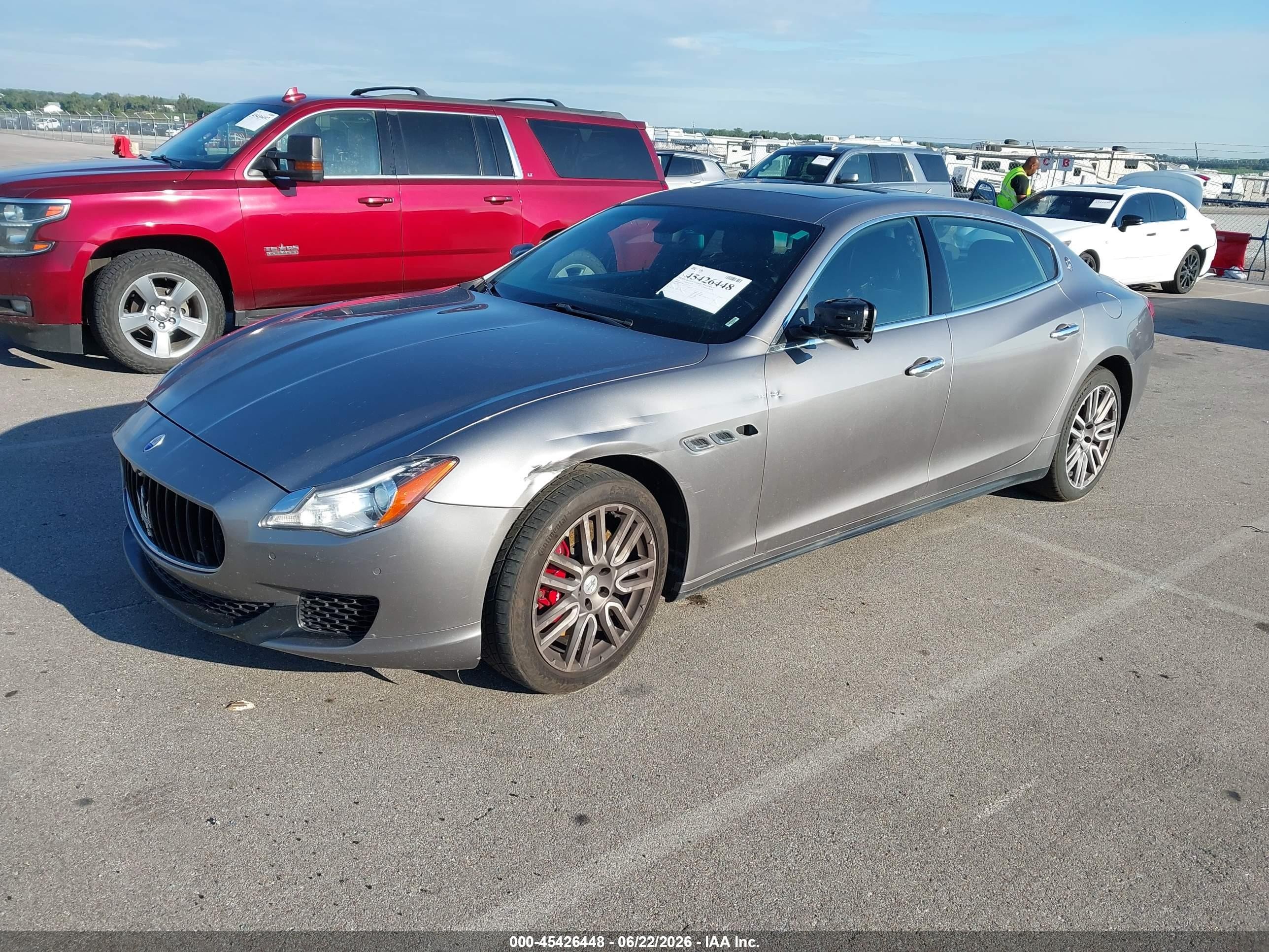 2015 Maserati Quattroporte S Q4 Gray vin: ZAM56RRA6F1130433