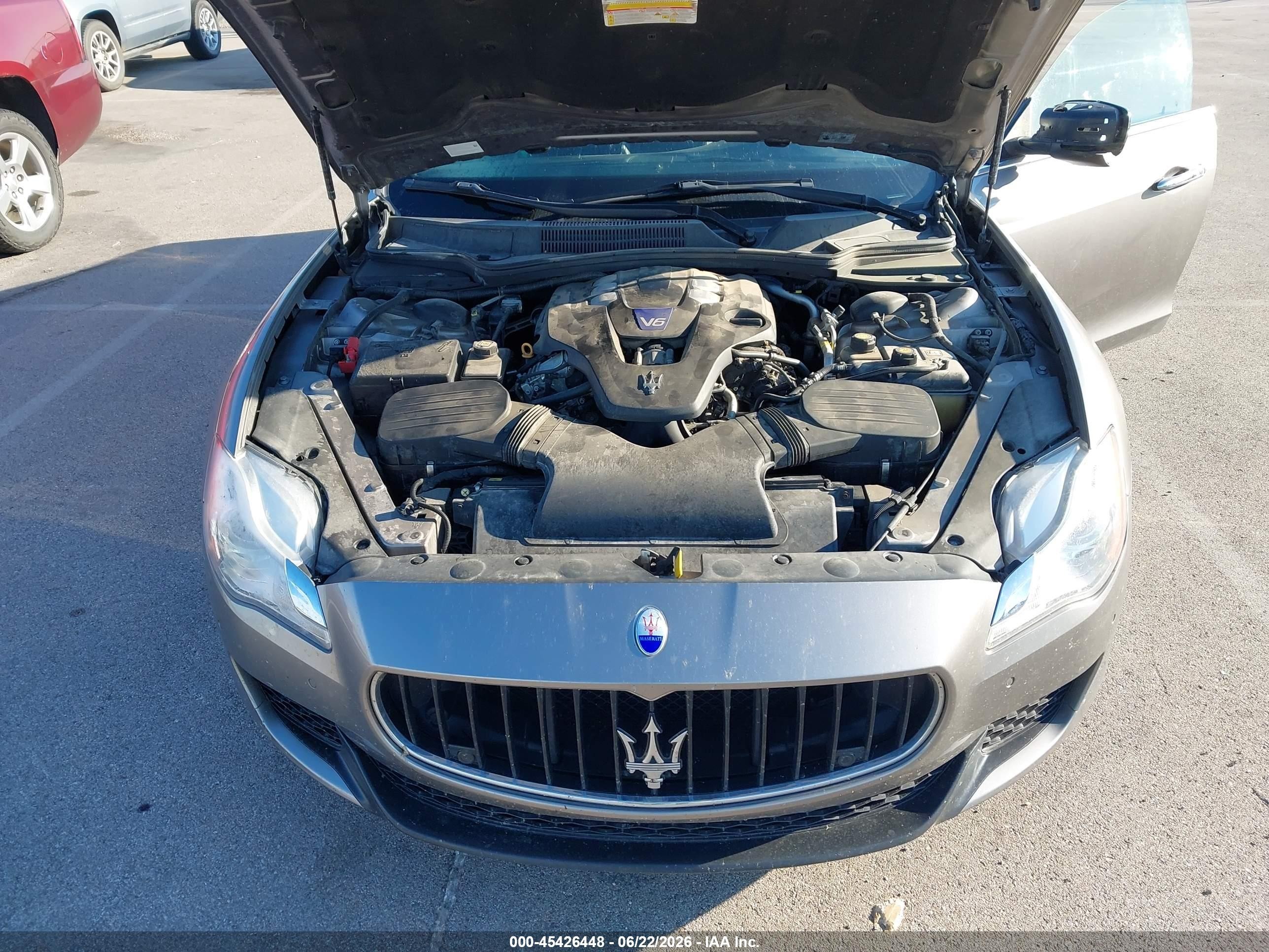 2015 Maserati Quattroporte S Q4 Gray vin: ZAM56RRA6F1130433