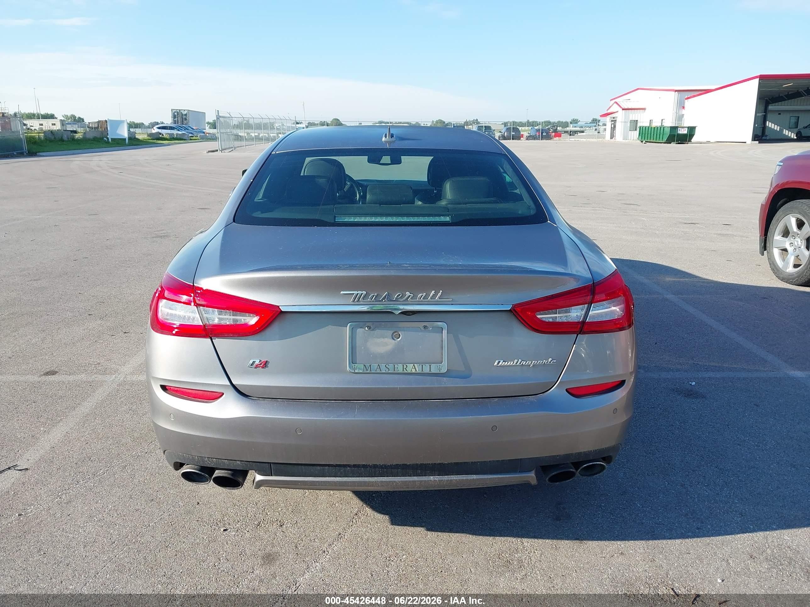 2015 Maserati Quattroporte S Q4 Gray vin: ZAM56RRA6F1130433