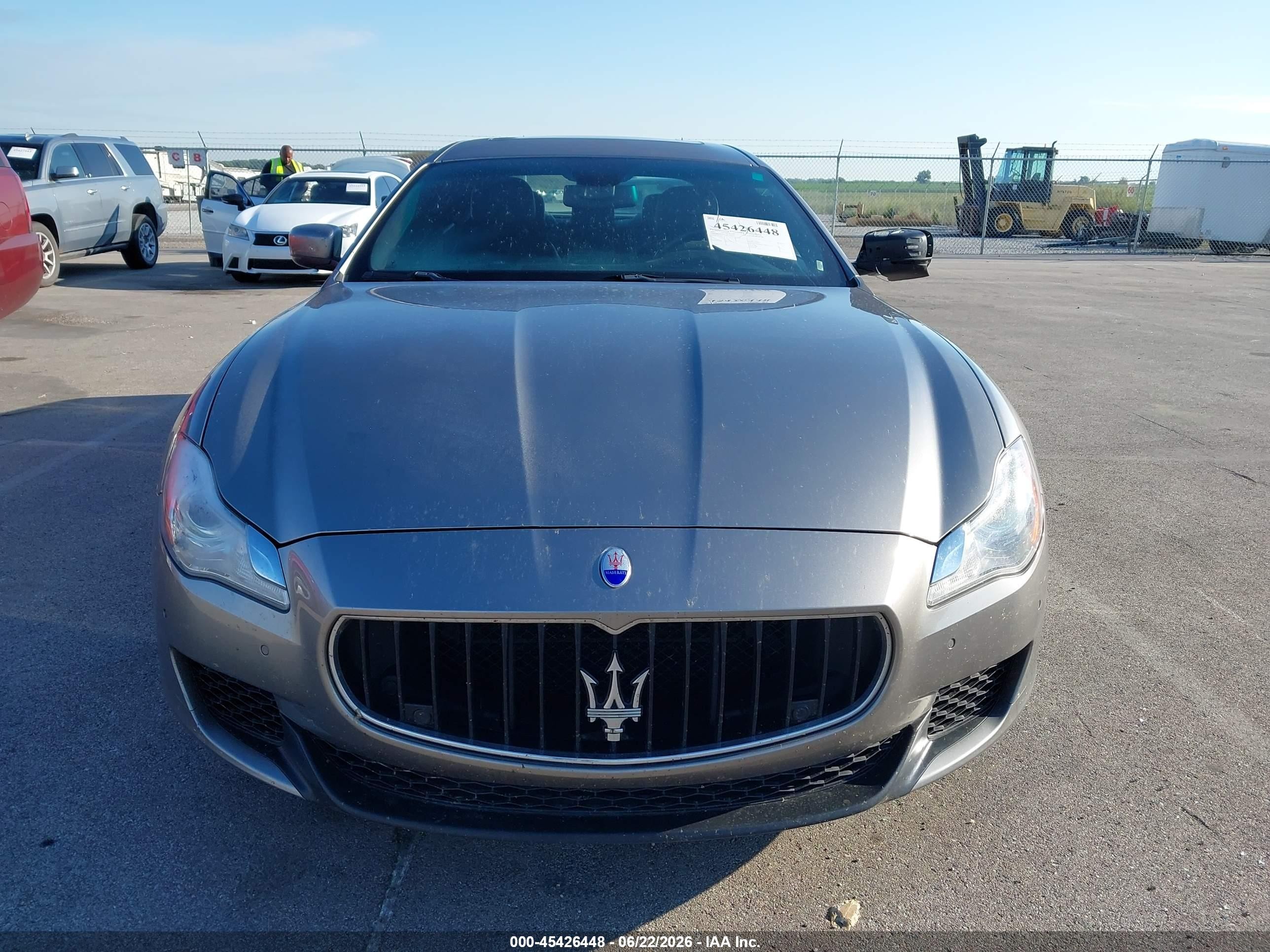 2015 Maserati Quattroporte S Q4 Gray vin: ZAM56RRA6F1130433