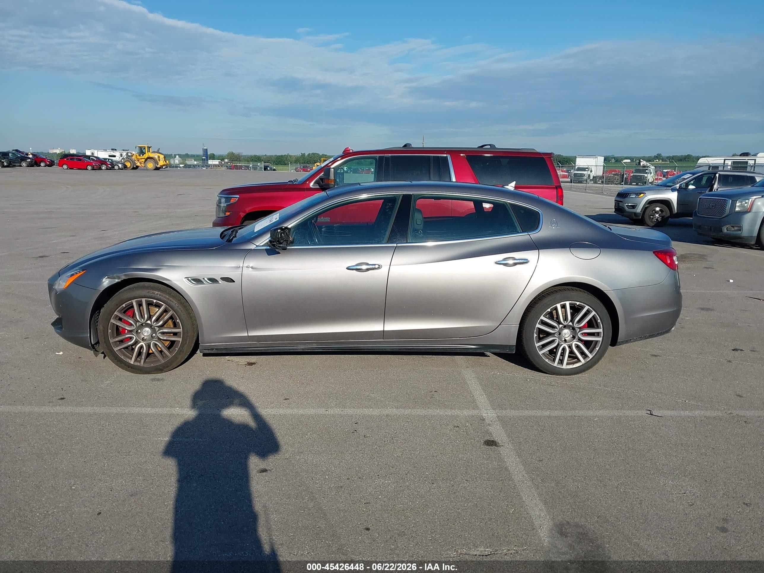 2015 Maserati Quattroporte S Q4 Gray vin: ZAM56RRA6F1130433