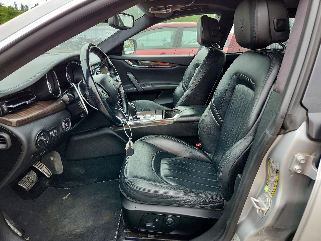 2014 Maserati Quattroporte S Silver vin: ZAM56RRA7E1079197