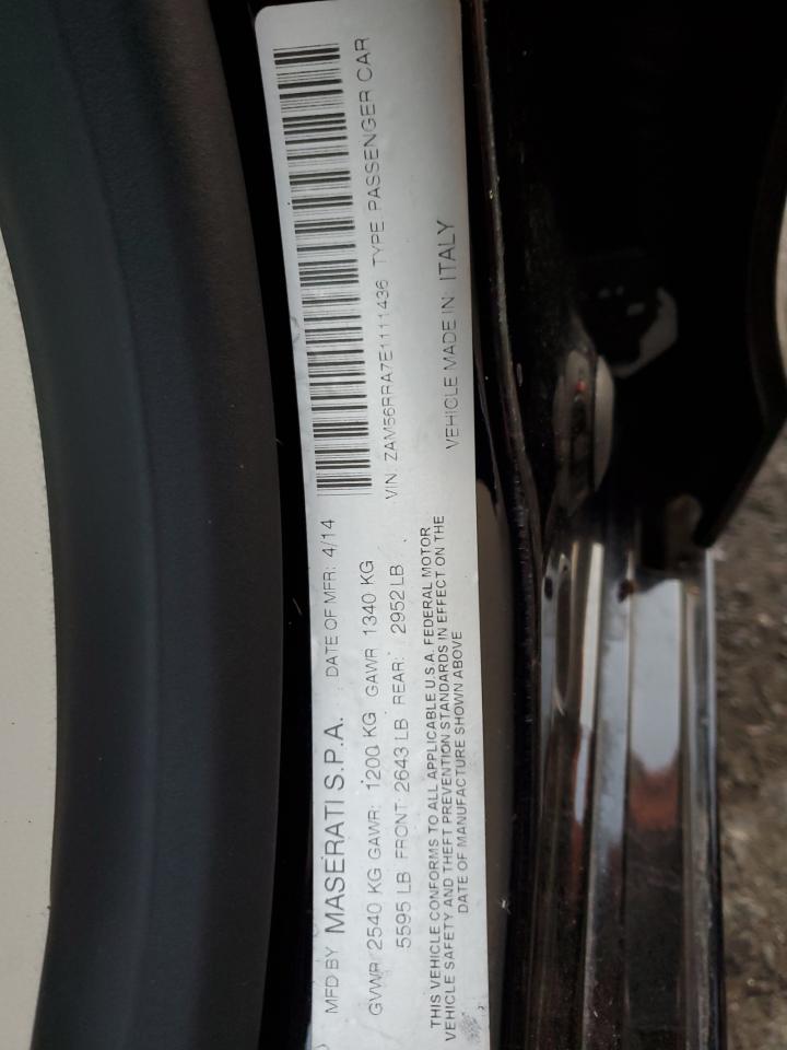 Price & History 2014 Maserati Quattroporte S 3.0l 6 vin