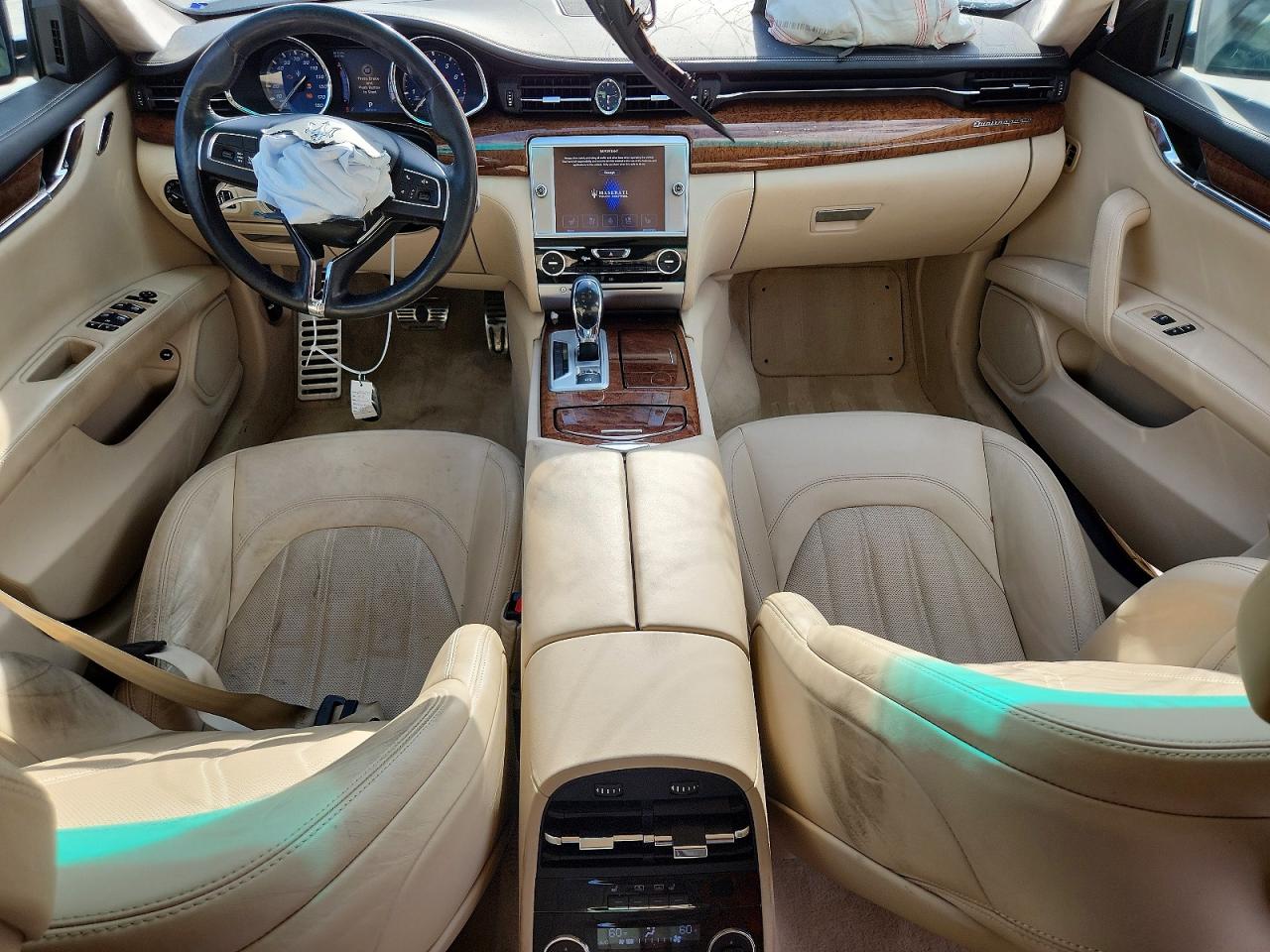 2015 Maserati Quattroporte S White vin: ZAM56RRA7F1151162