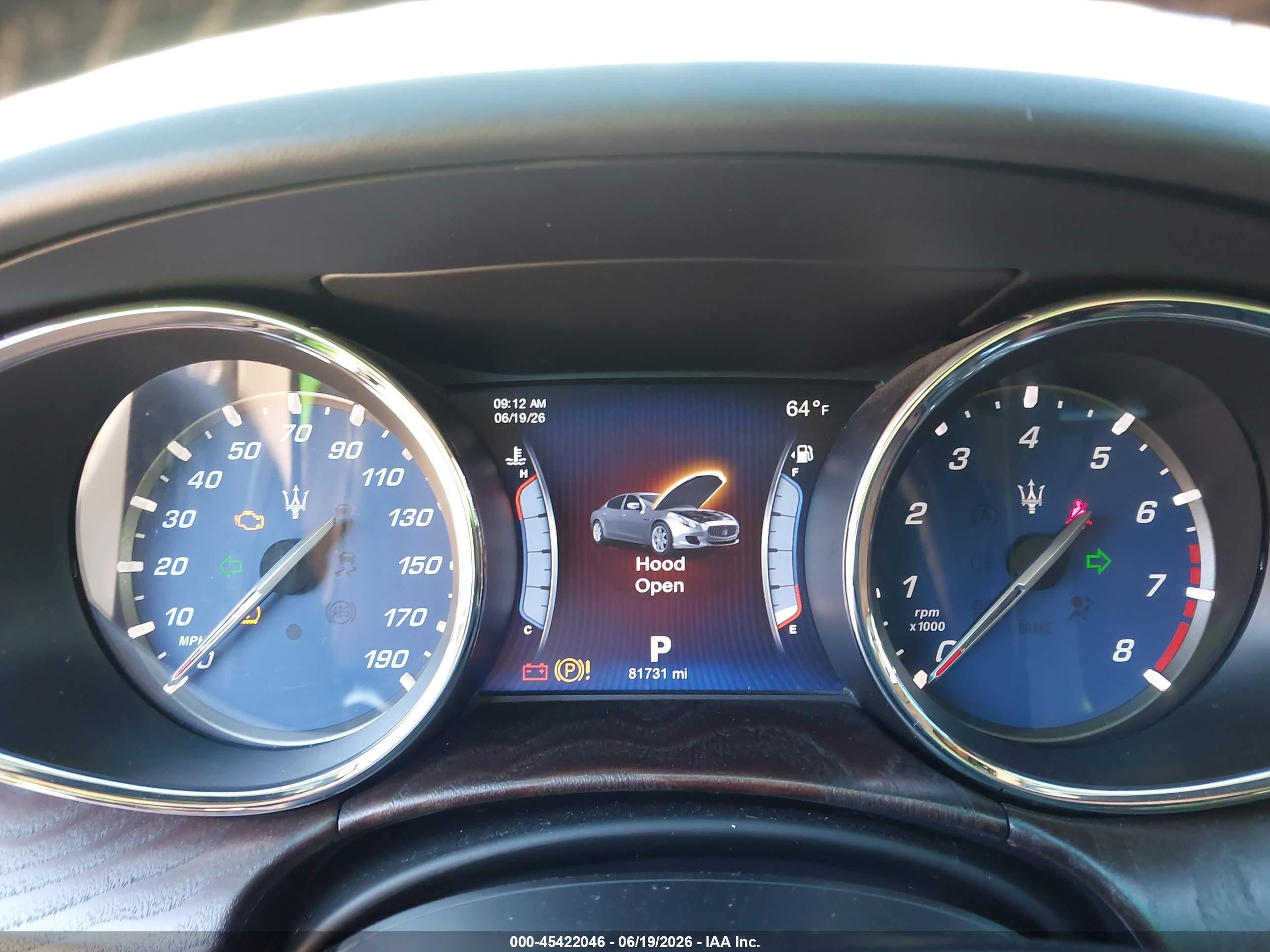 2015 Maserati Quattroporte S Q4 White vin: ZAM56RRA8F1142101