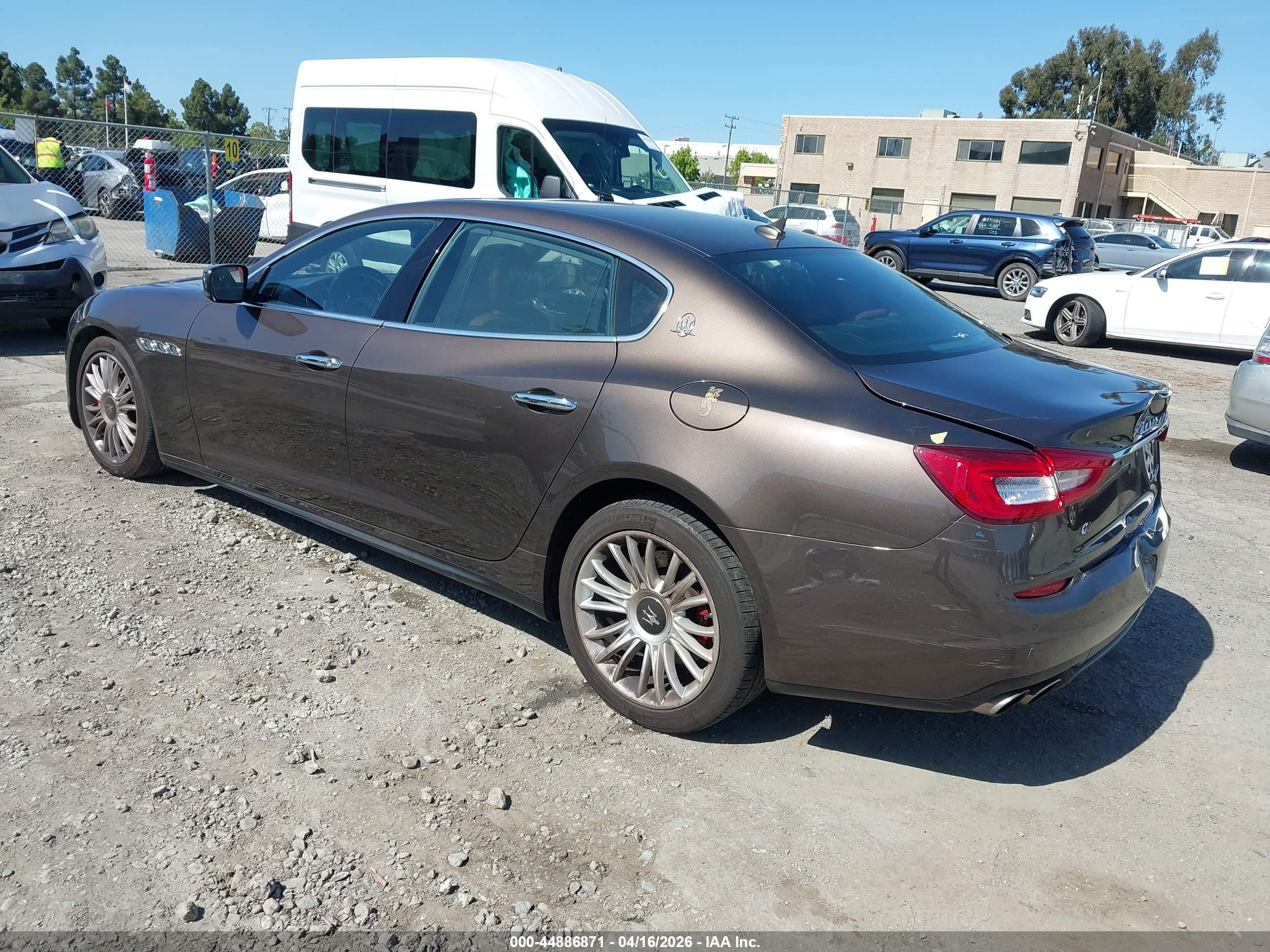 2015 Maserati Quattroporte S Q4 Brown vin: ZAM56RRA8F1153535