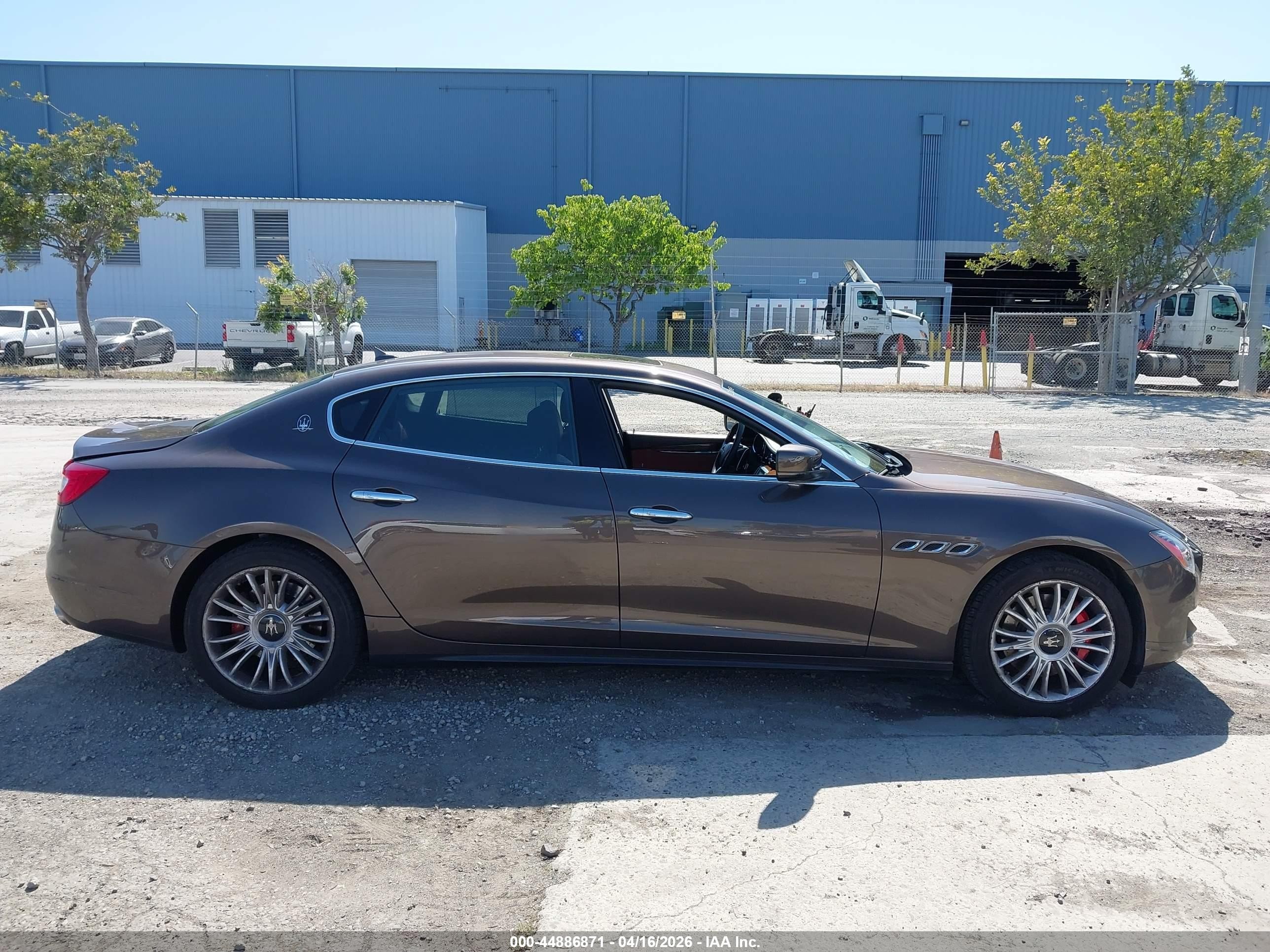 2015 Maserati Quattroporte S Q4 Brown vin: ZAM56RRA8F1153535