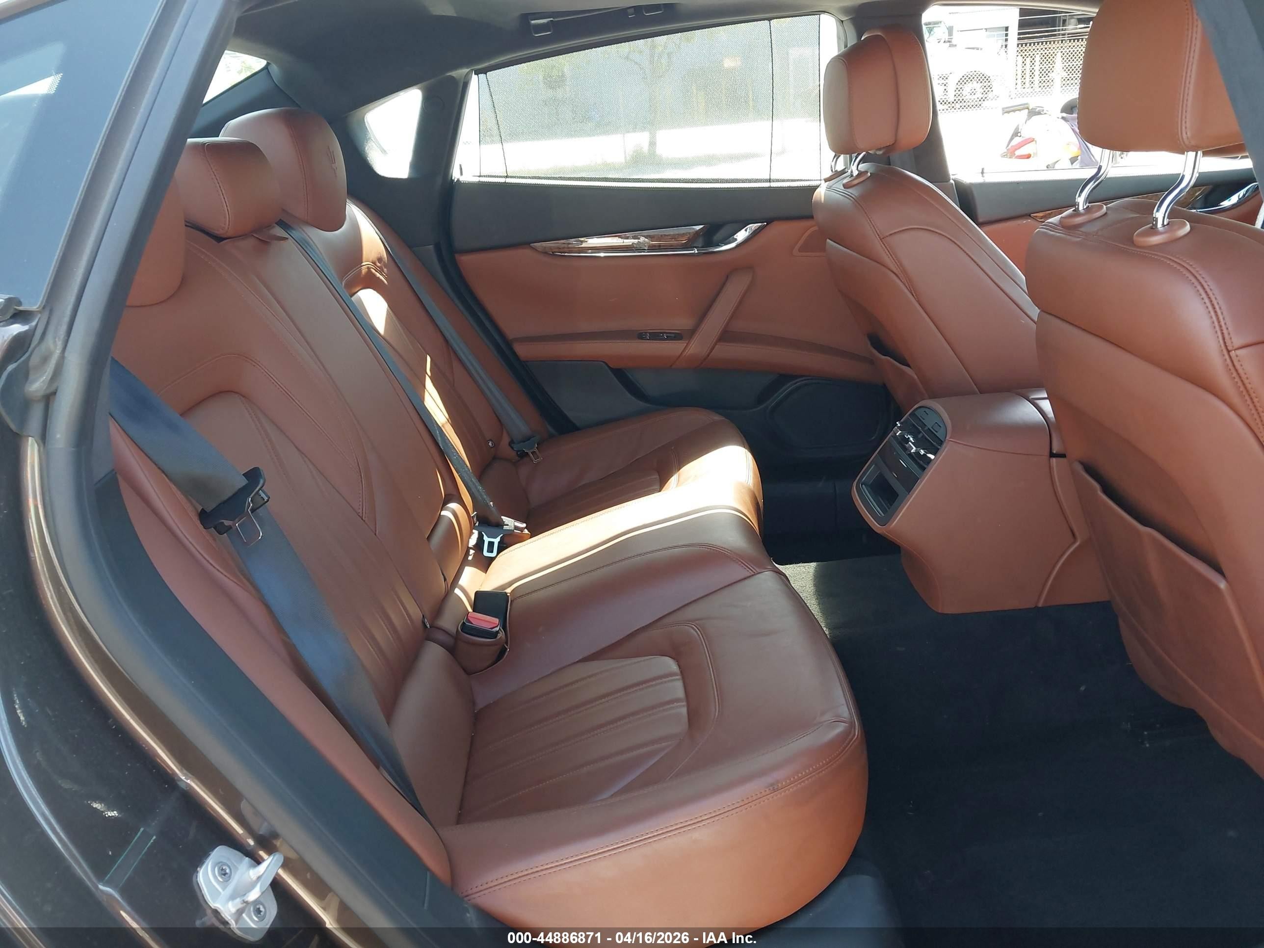 2015 Maserati Quattroporte S Q4 Brown vin: ZAM56RRA8F1153535