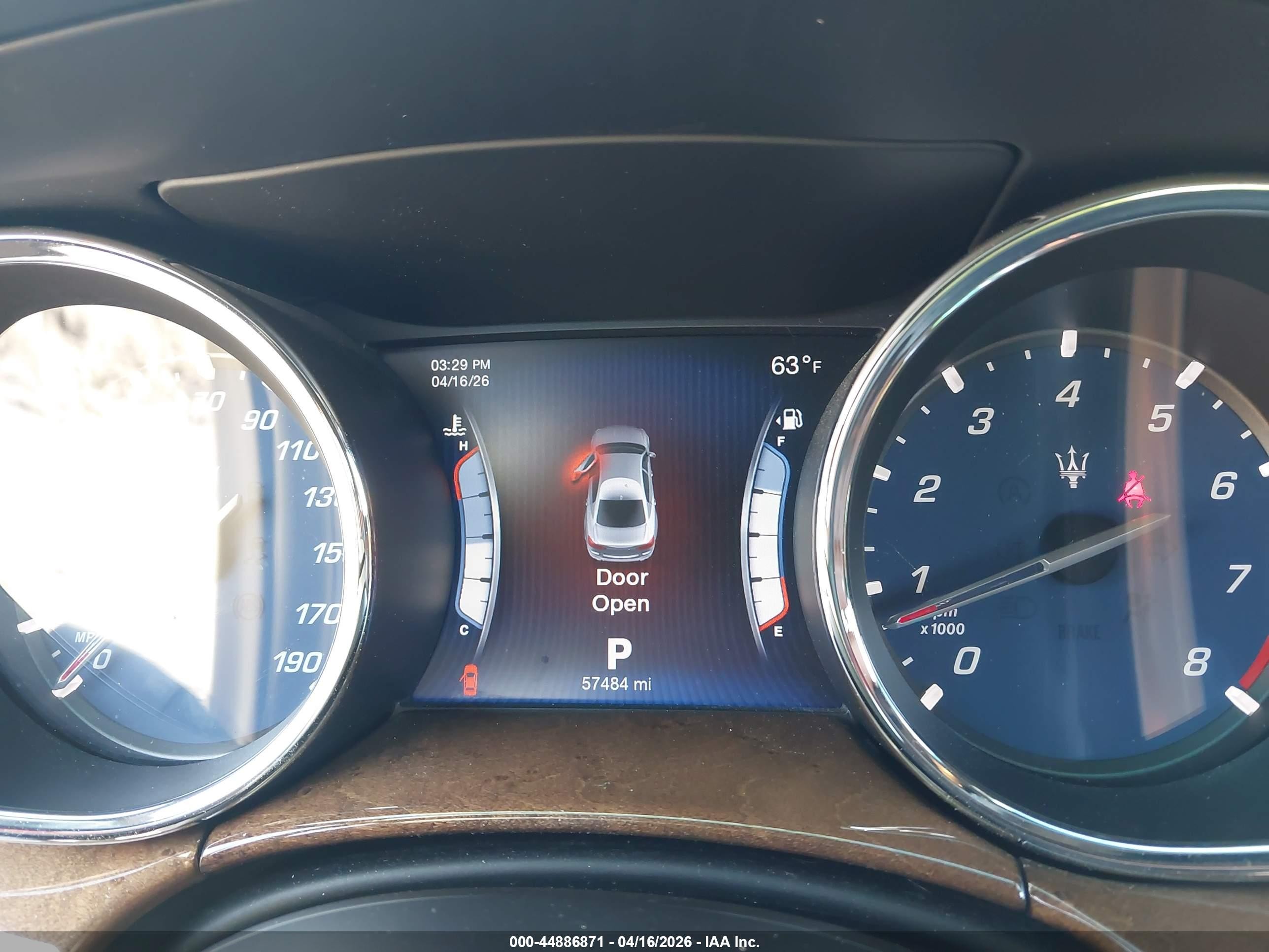 2015 Maserati Quattroporte S Q4 Brown vin: ZAM56RRA8F1153535