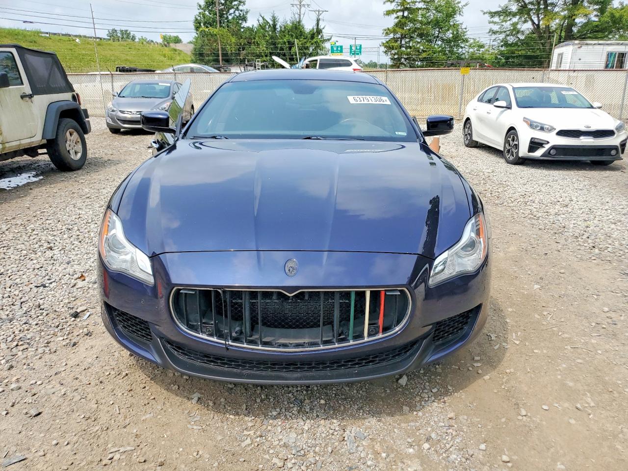 2015 Maserati Quattroporte S Blue vin: ZAM56RRA8F1161439