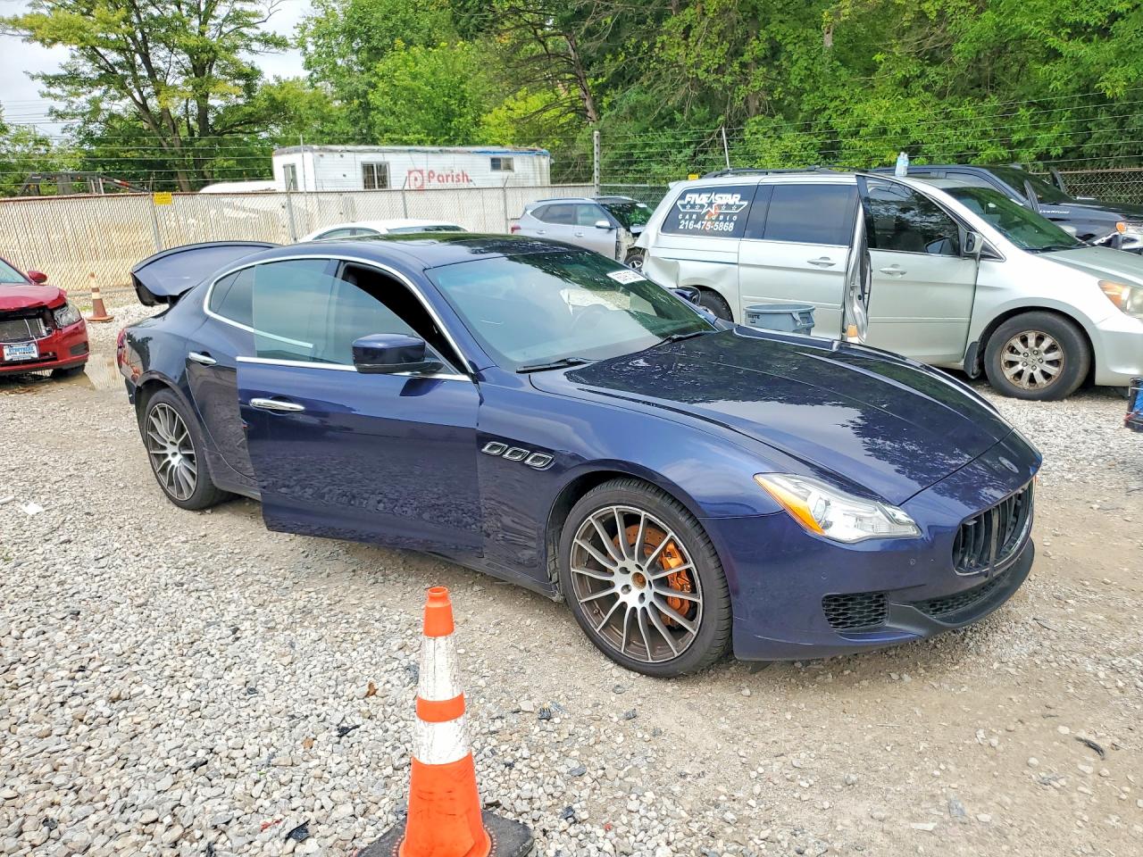 2015 Maserati Quattroporte S Blue vin: ZAM56RRA8F1161439