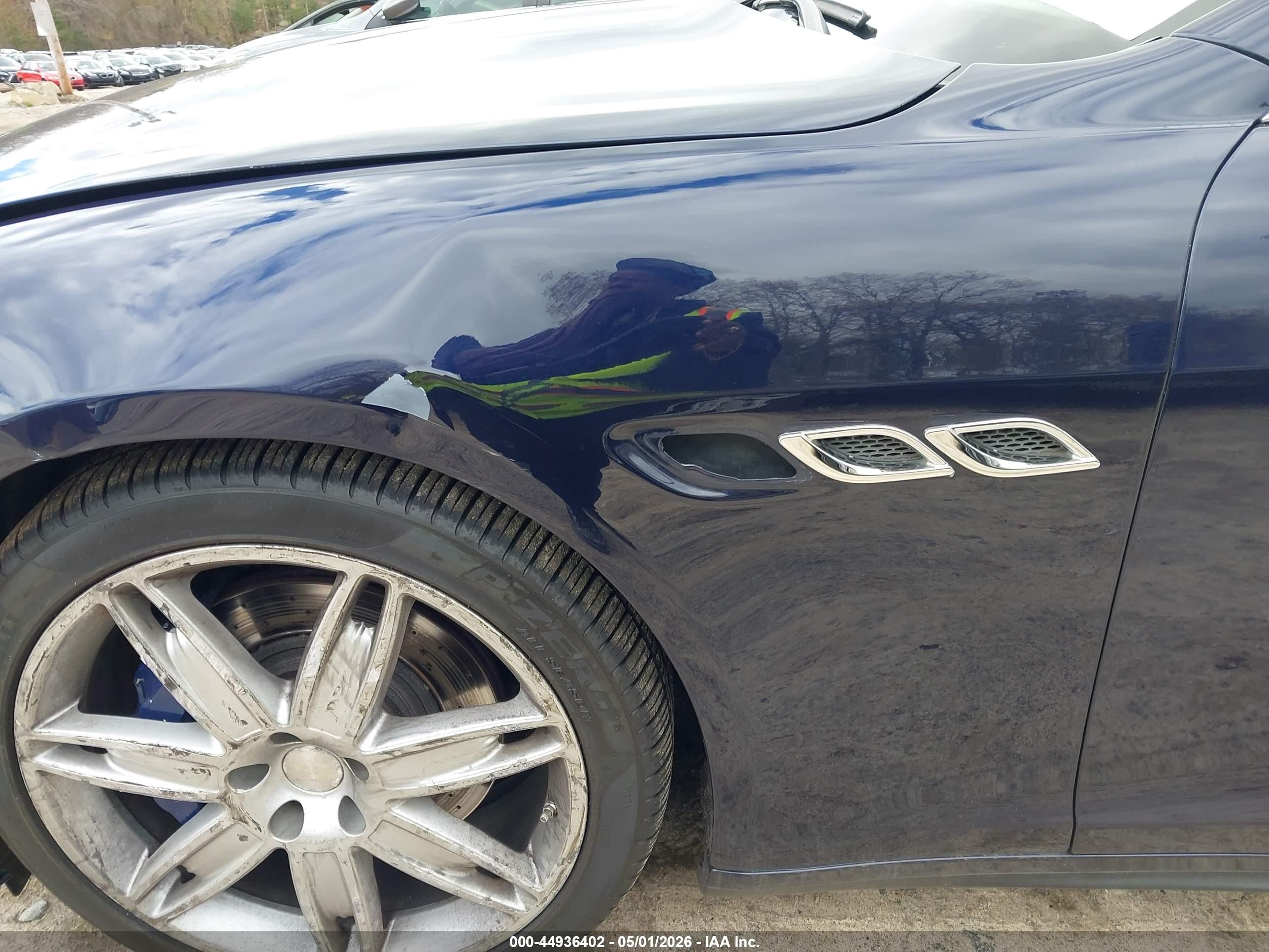 2015 Maserati Quattroporte S Q4 Blue vin: ZAM56RRA9F1150868