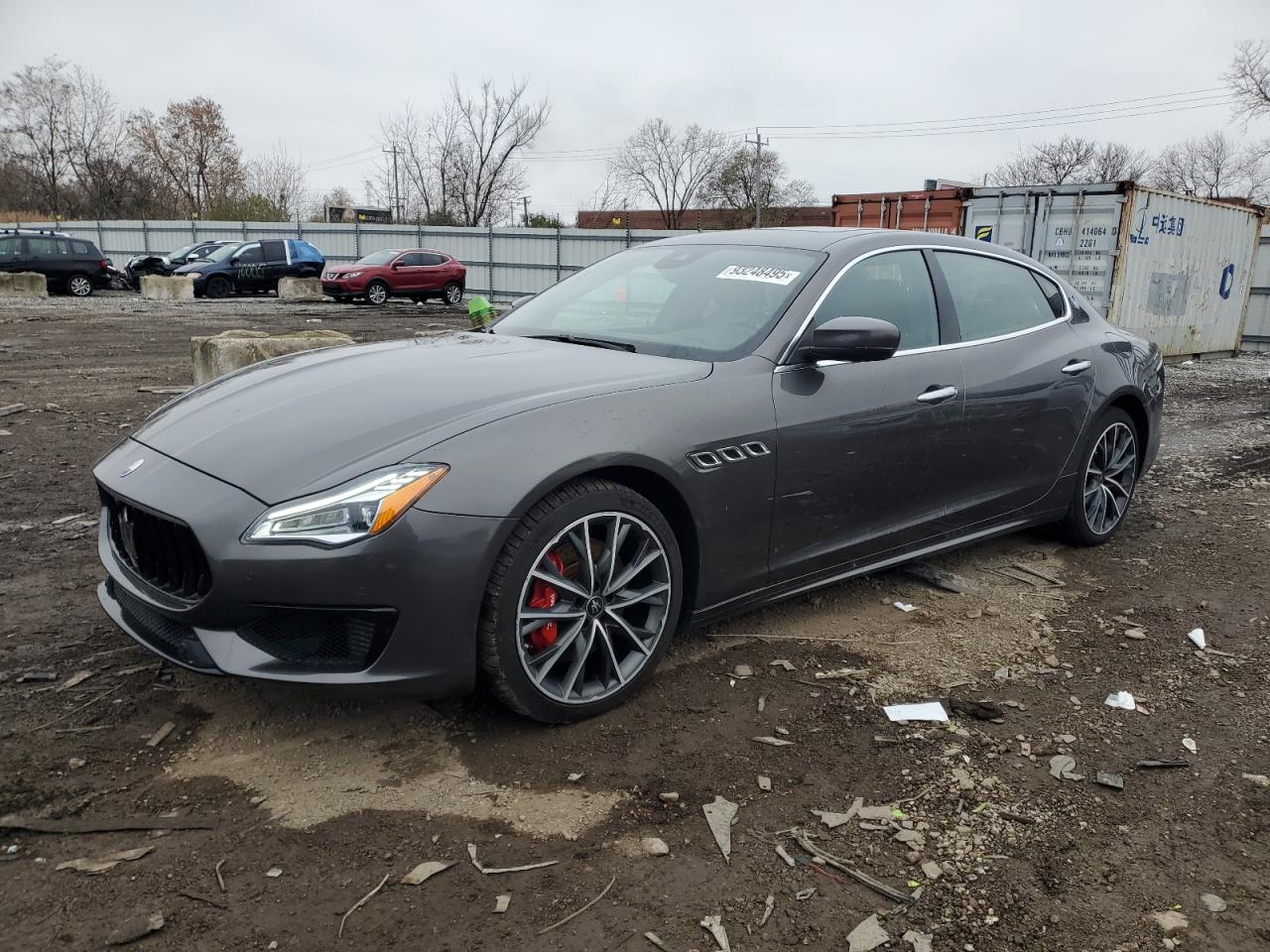 2021 Maserati Quattroporte S 4 Gray vin: ZAM56YRA3M1371485